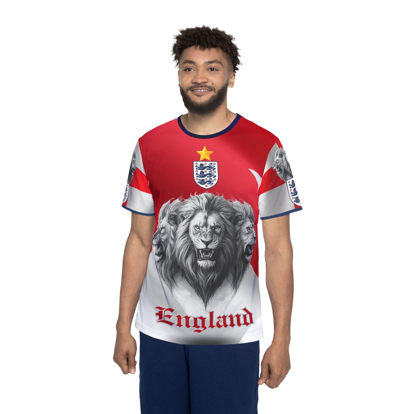 National Team Fans Tees (England 3 Lions)
