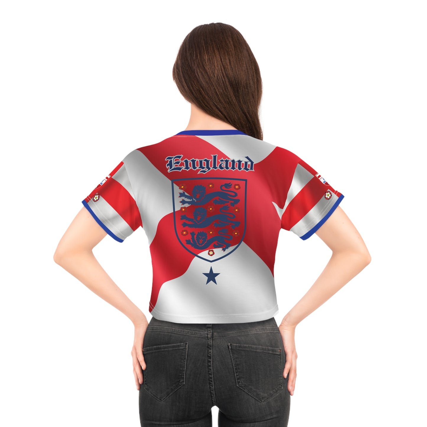 🏴Ladies' Crop Tee – "DragonSlayer"