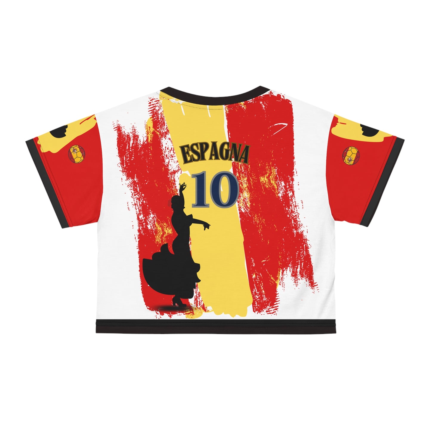 🇪🇸Ladies' Crop Tee – *"Flamenco; Furia"*