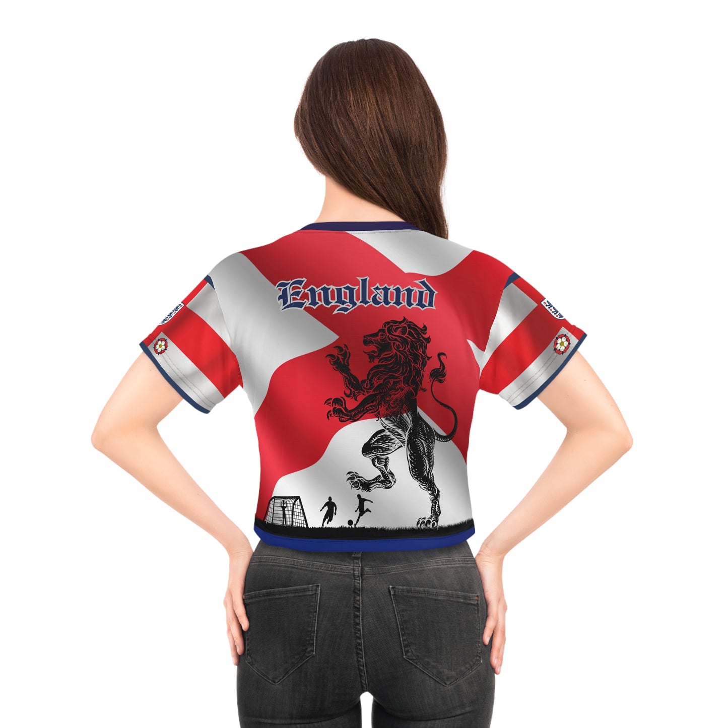🏴Ladies' Crop Tee – *"DragonSlayer"*