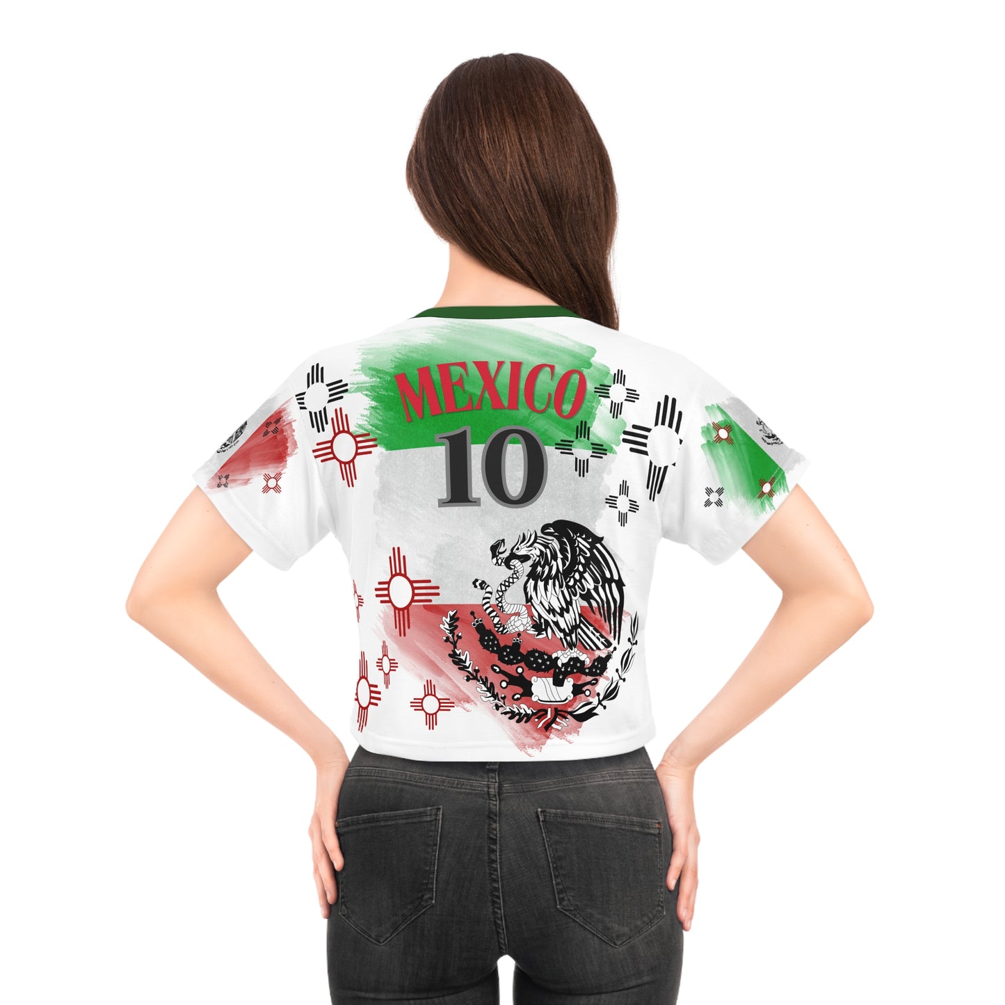 🇲🇽Ladies' Crop Tee – *"Tierra de Dioses"*