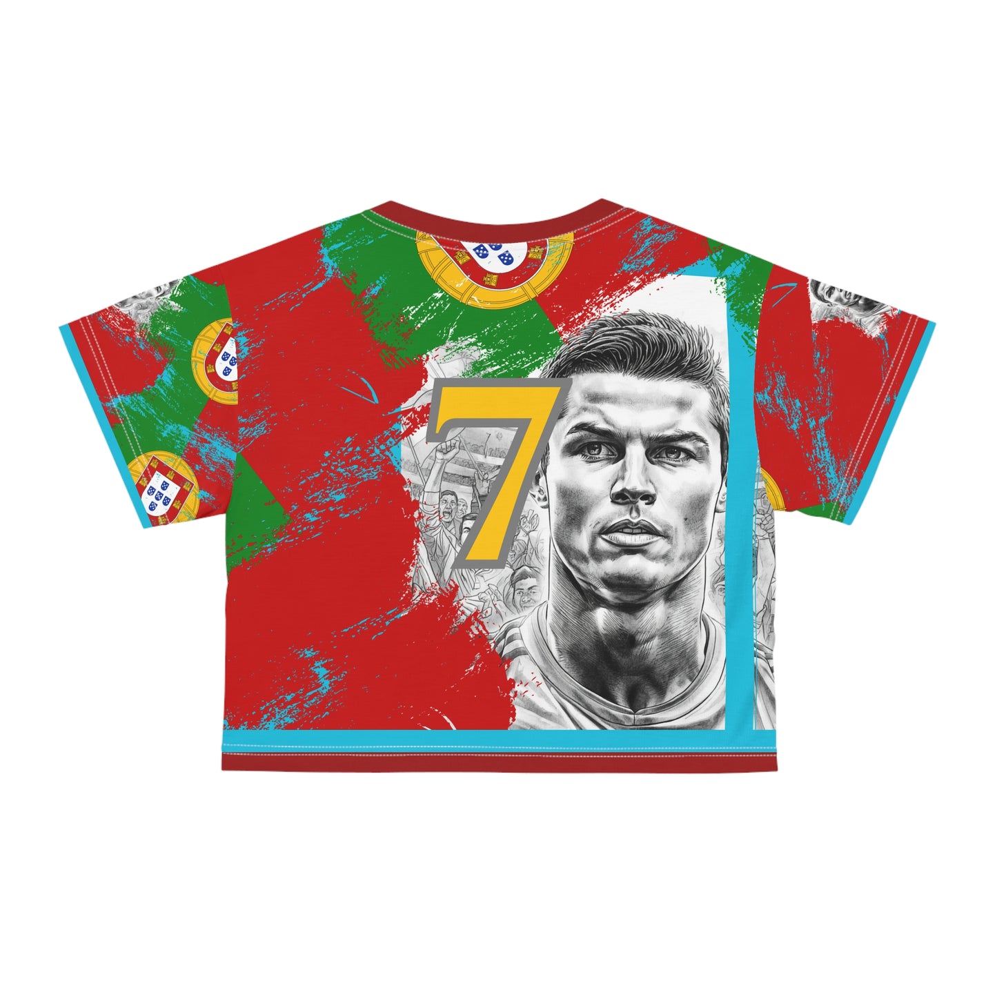 🇵🇹Ladies' Crop Tee – *"The GOAT Edition"*