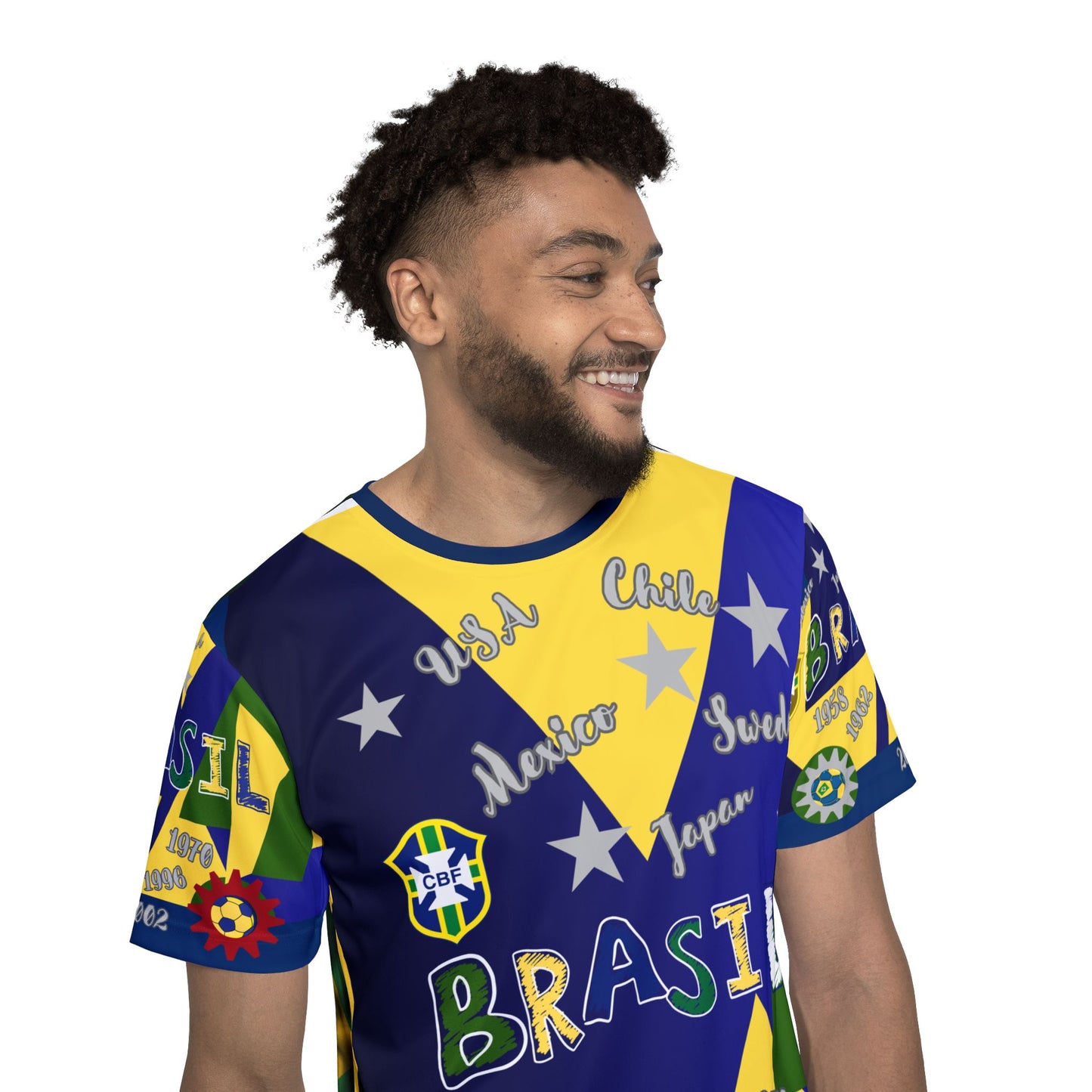 National Team Fans Tees ( Brasil 5X Champions)