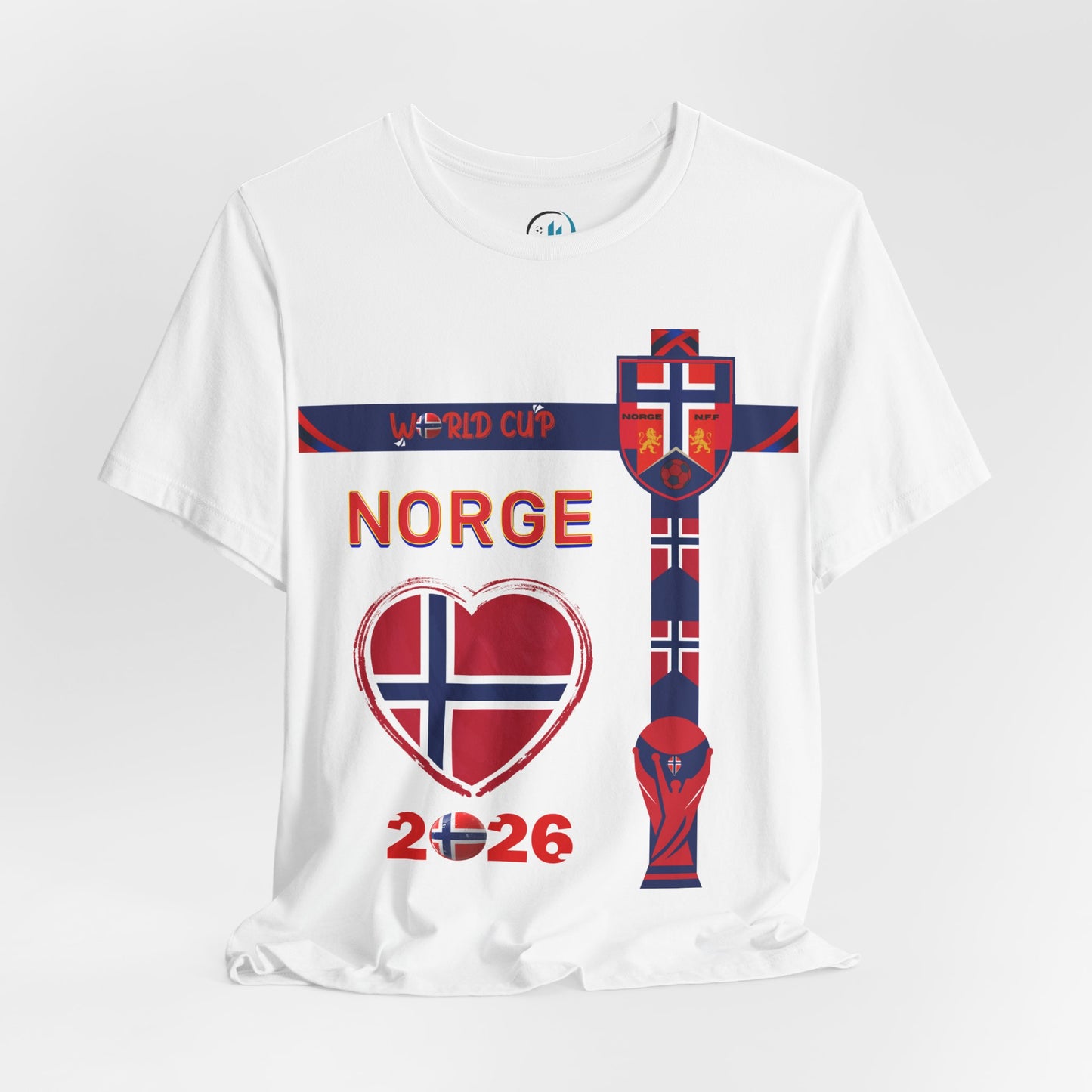 🇳🇴Norway (Norge) World Cup 2026 Heart Design Unisex T-Shirt