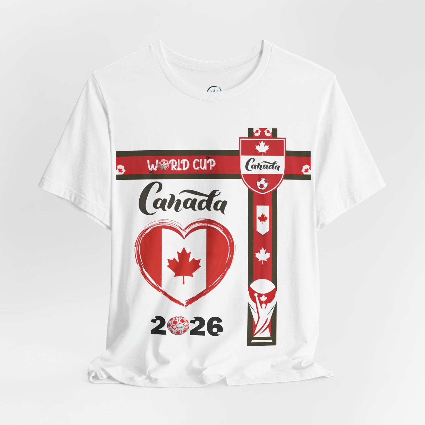 🇨🇦Canada World Cup 2026 Heart Design Unisex T-Shirt