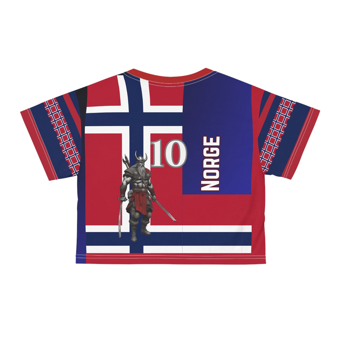 🇳🇴Ladies' Crop Tee – *"The Viking Roar"*