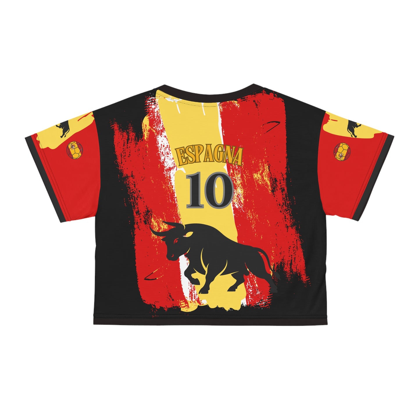 🇪🇸Ladies' Crop Tee – *"El Toro"*