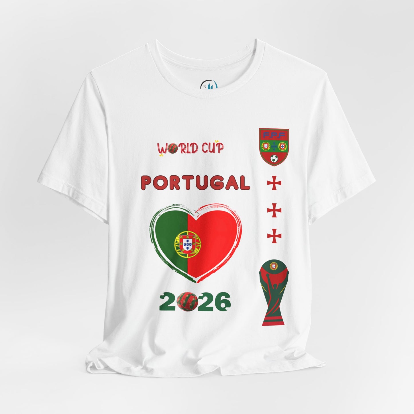 🇵🇹Portugal World Cup 2026 Heart Design Unisex T-Shirt