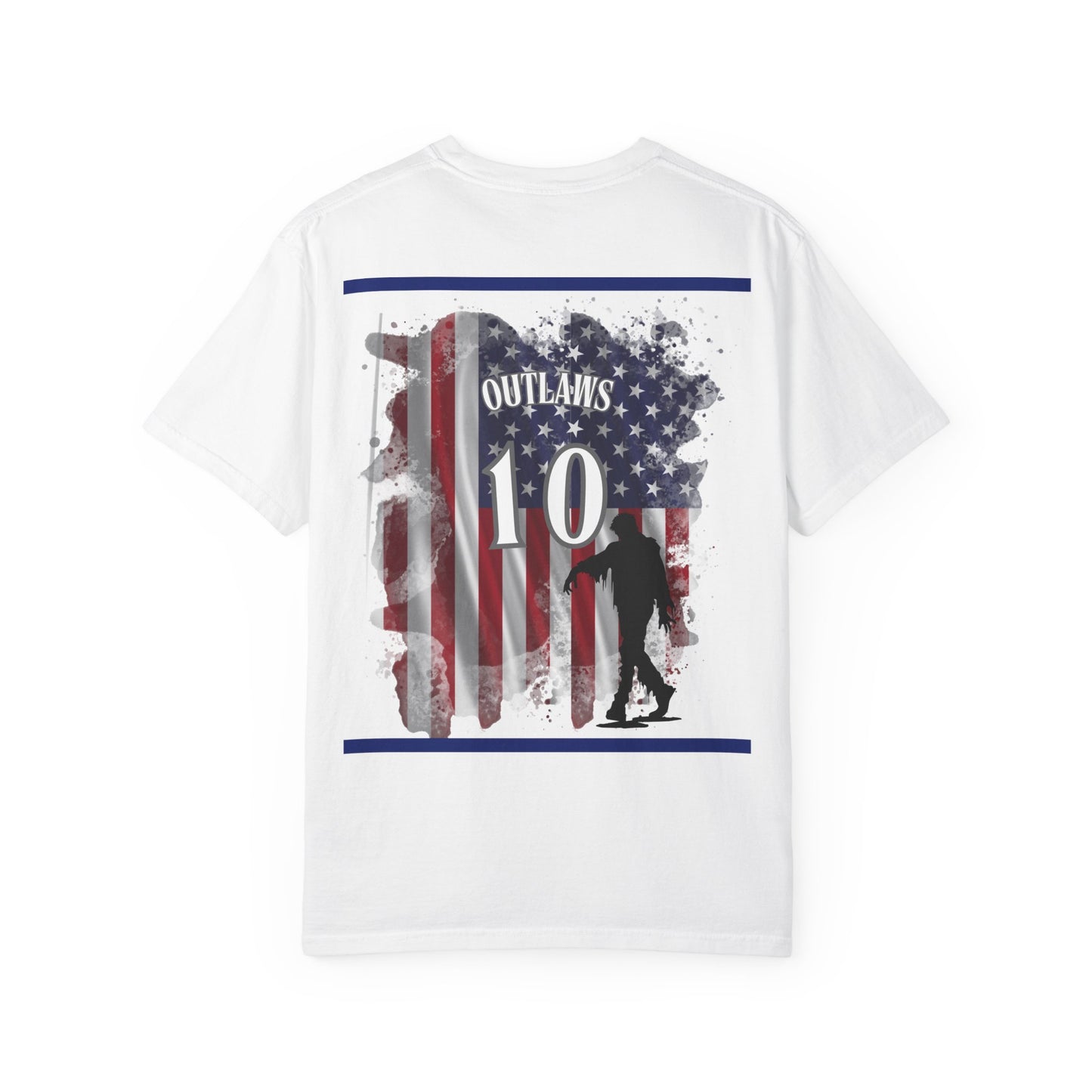 National Tees Unisex Garment-Dyed T-shirt (USA Zombie)
