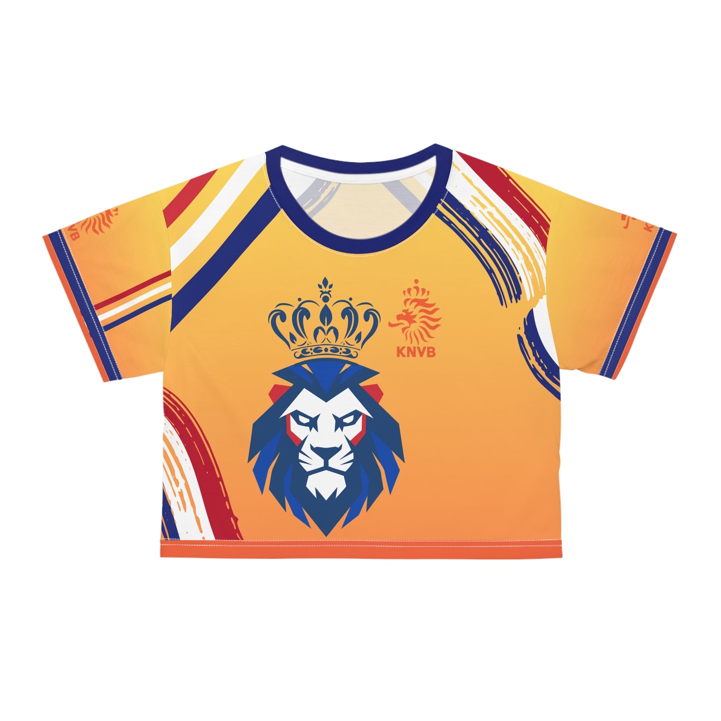 🇳🇱Ladies' Crop Tee – *"The Crowned King"*