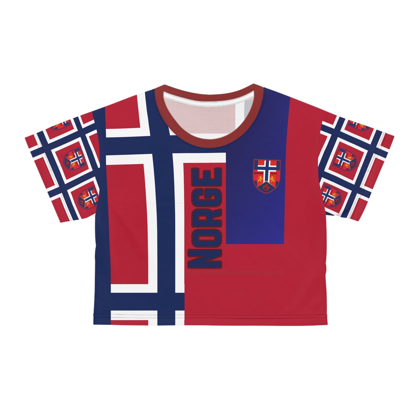 🇳🇴Ladies' Crop Tee – *"The Northern Pride"*