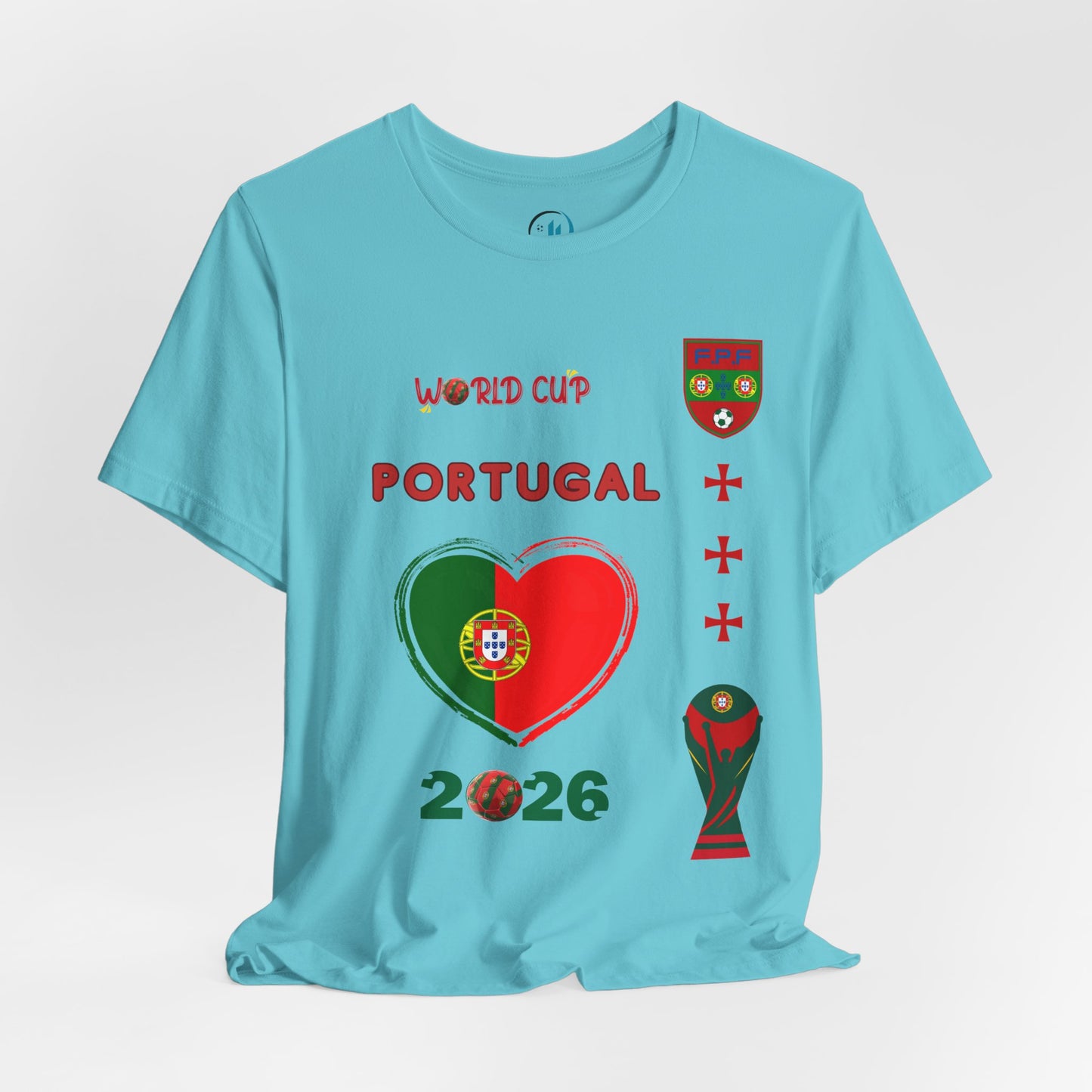 🇵🇹Portugal World Cup 2026 Heart Design Unisex T-Shirt