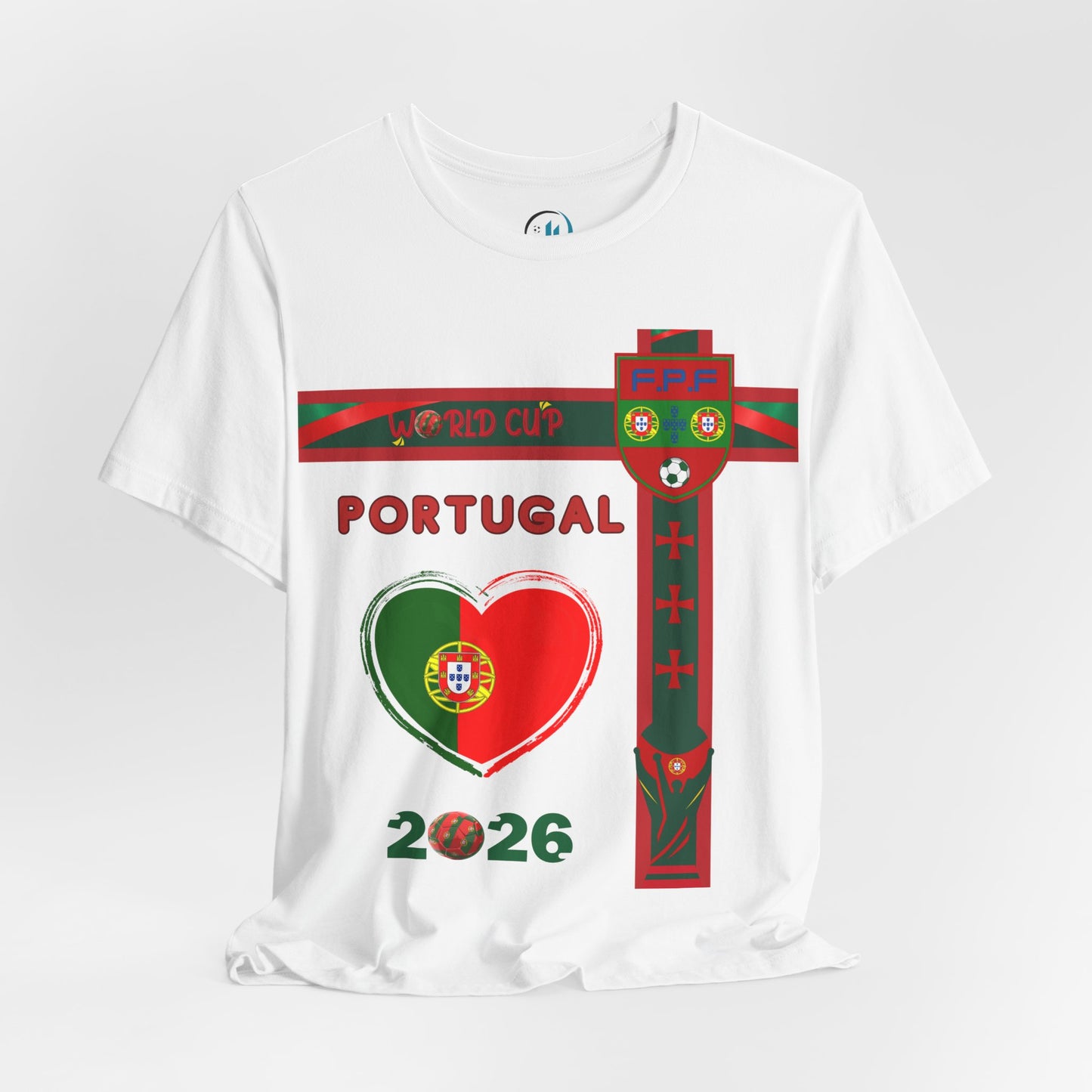 🇵🇹Portugal World Cup 2026 Heart Design Unisex T-Shirt