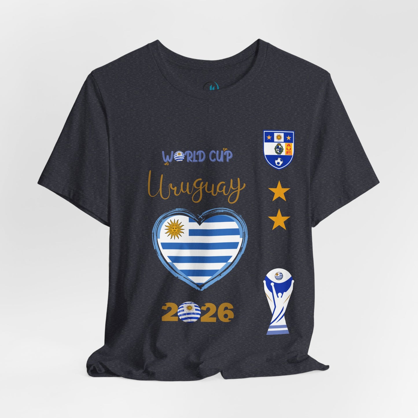 🇺🇾Uruguay World Cup 2026 Heart Design Unisex T-Shirt