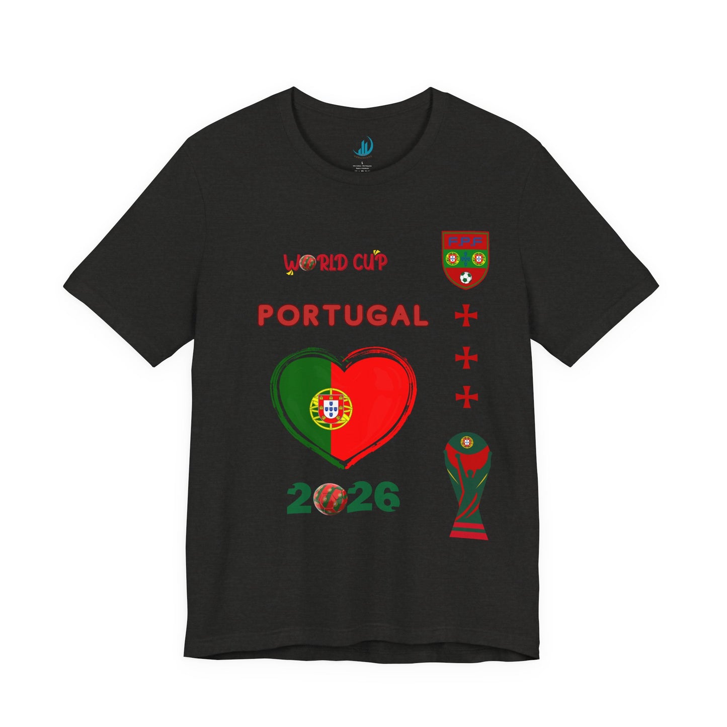 🇵🇹Portugal World Cup 2026 Heart Design Unisex T-Shirt