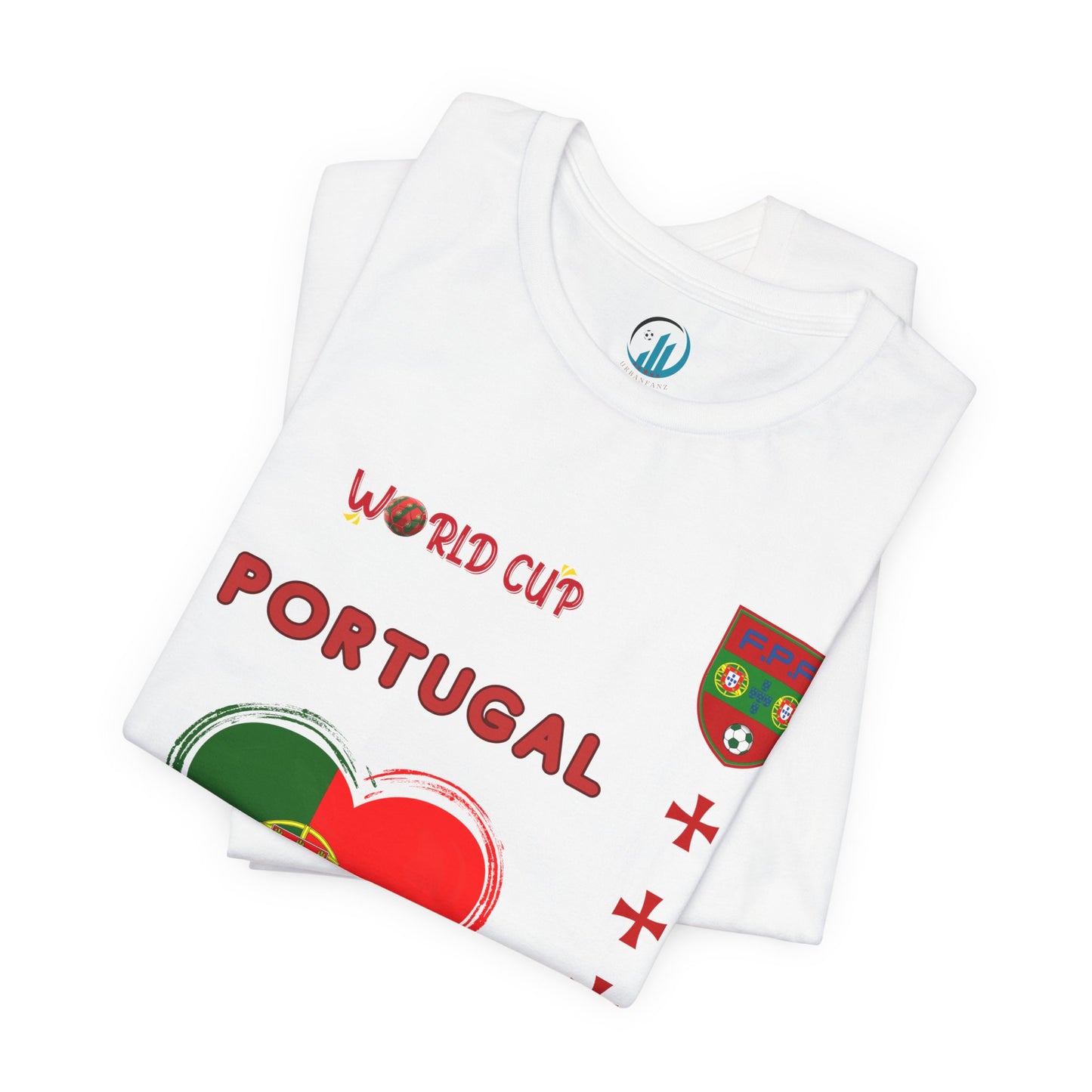 🇵🇹Portugal World Cup 2026 Heart Design Unisex T-Shirt