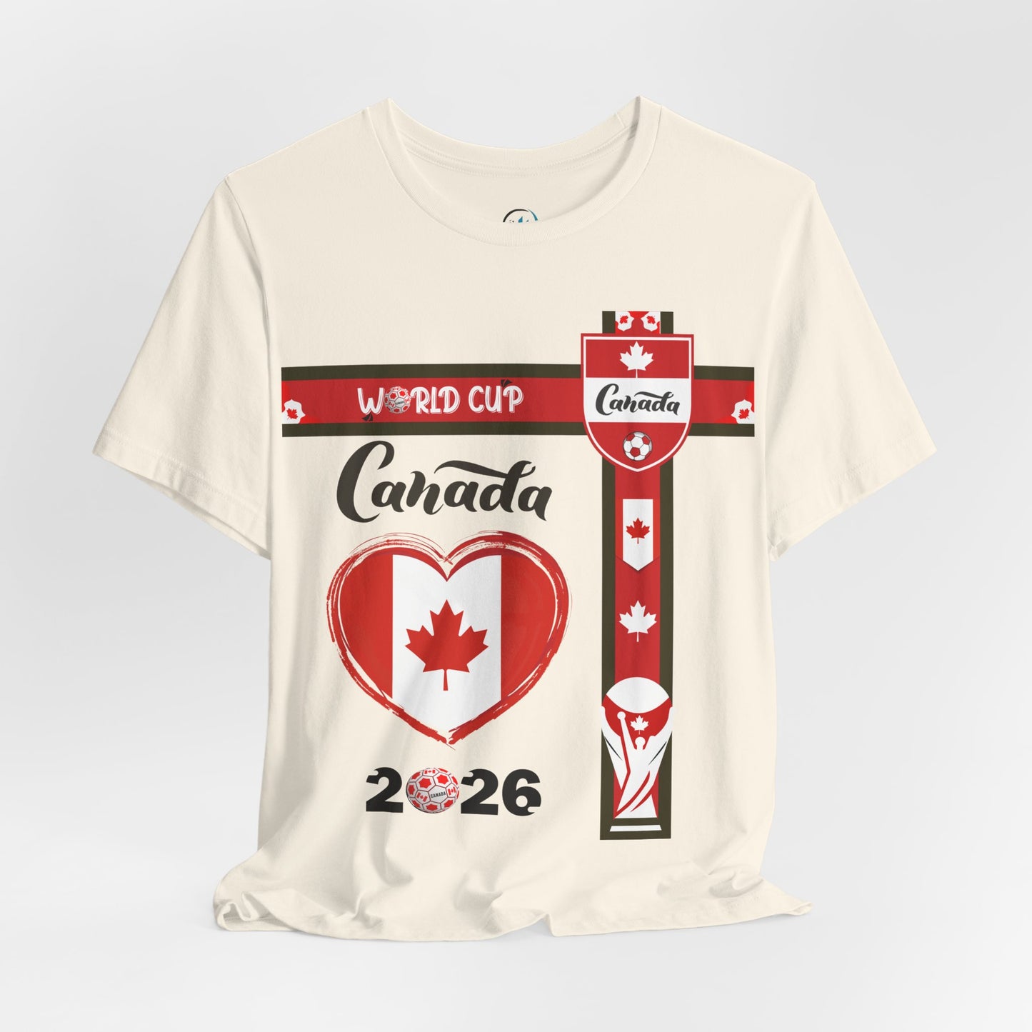 🇨🇦Canada World Cup 2026 Heart Design Unisex T-Shirt