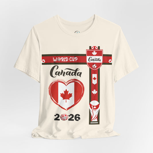 🇨🇦Canada World Cup 2026 Heart Design Unisex T-Shirt
