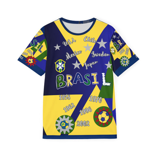 National Team Fans Tees ( Brasil 5X Champions)