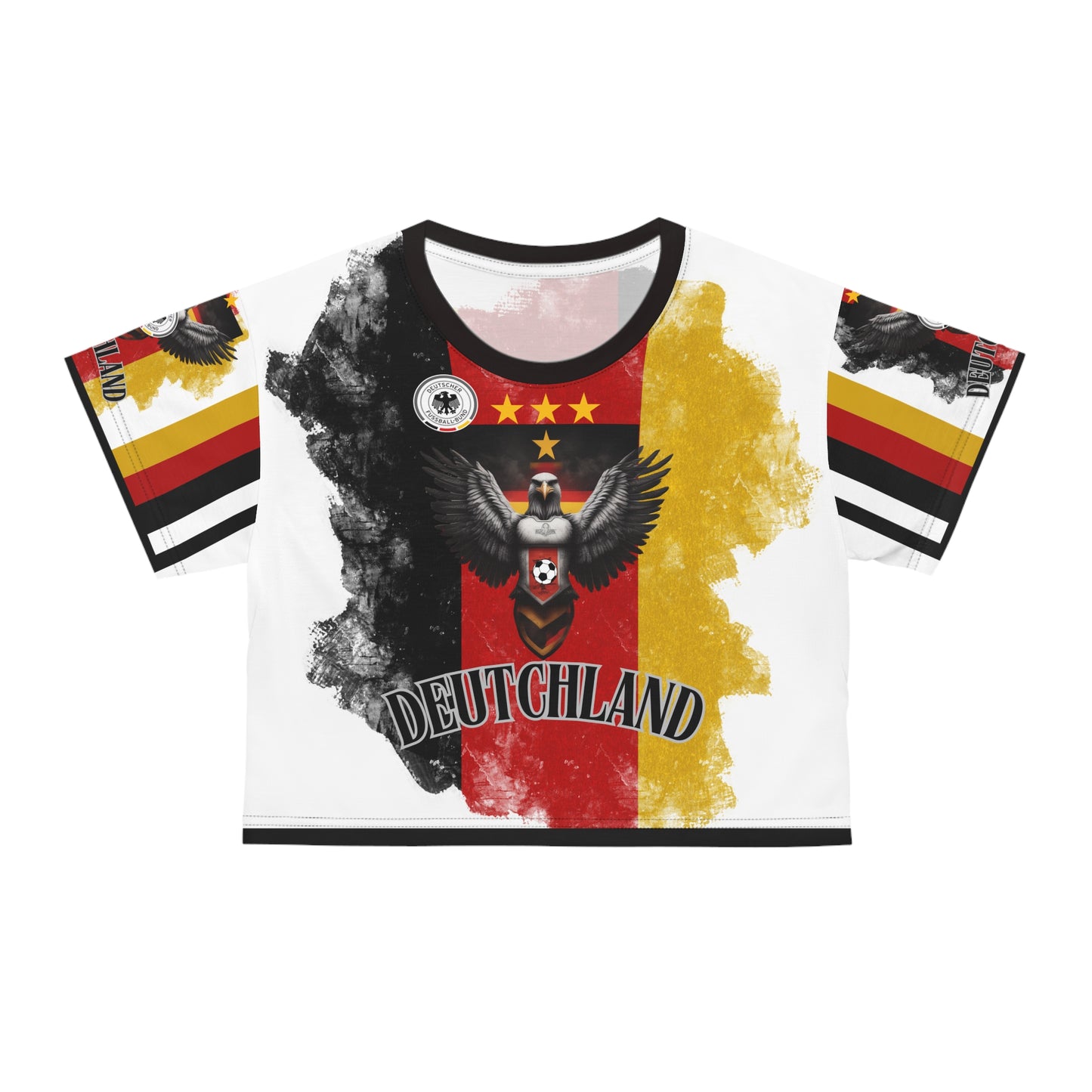 🇩🇪Ladies' Crop Tee – *"Reichsadler der Fussballnation"*