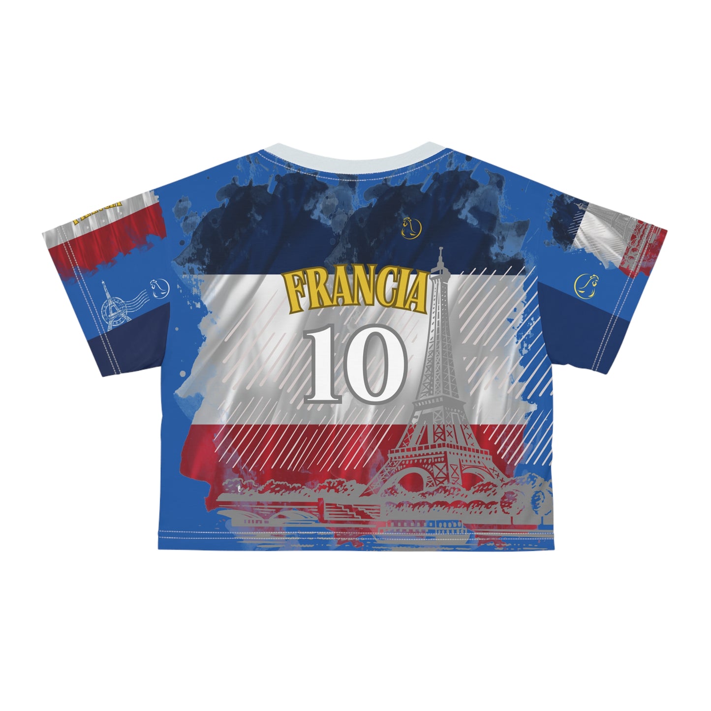 🇫🇷Ladies' Crop Tee – *"Paris, Je T'aime"*