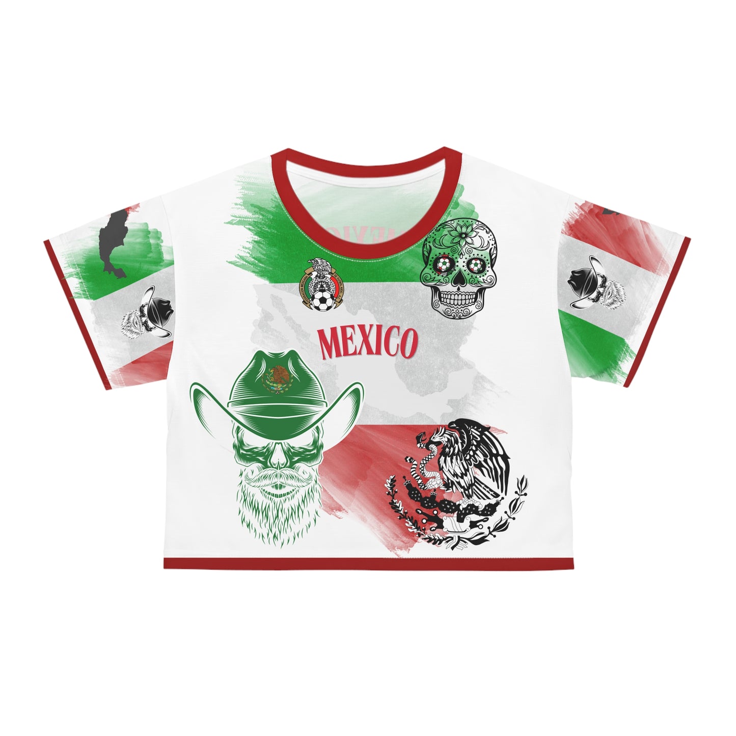 🇲🇽Ladies' Crop Tee – *"La Leyenda"*