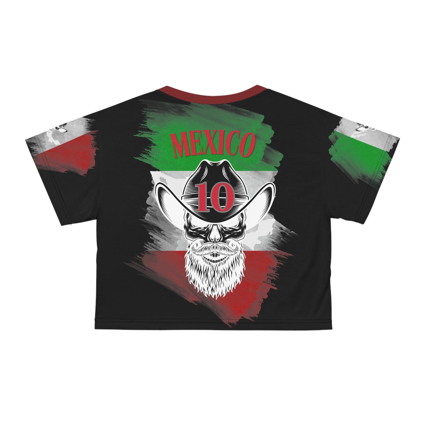 🇲🇽Ladies' Crop Tee – "La Leyenda" Negro