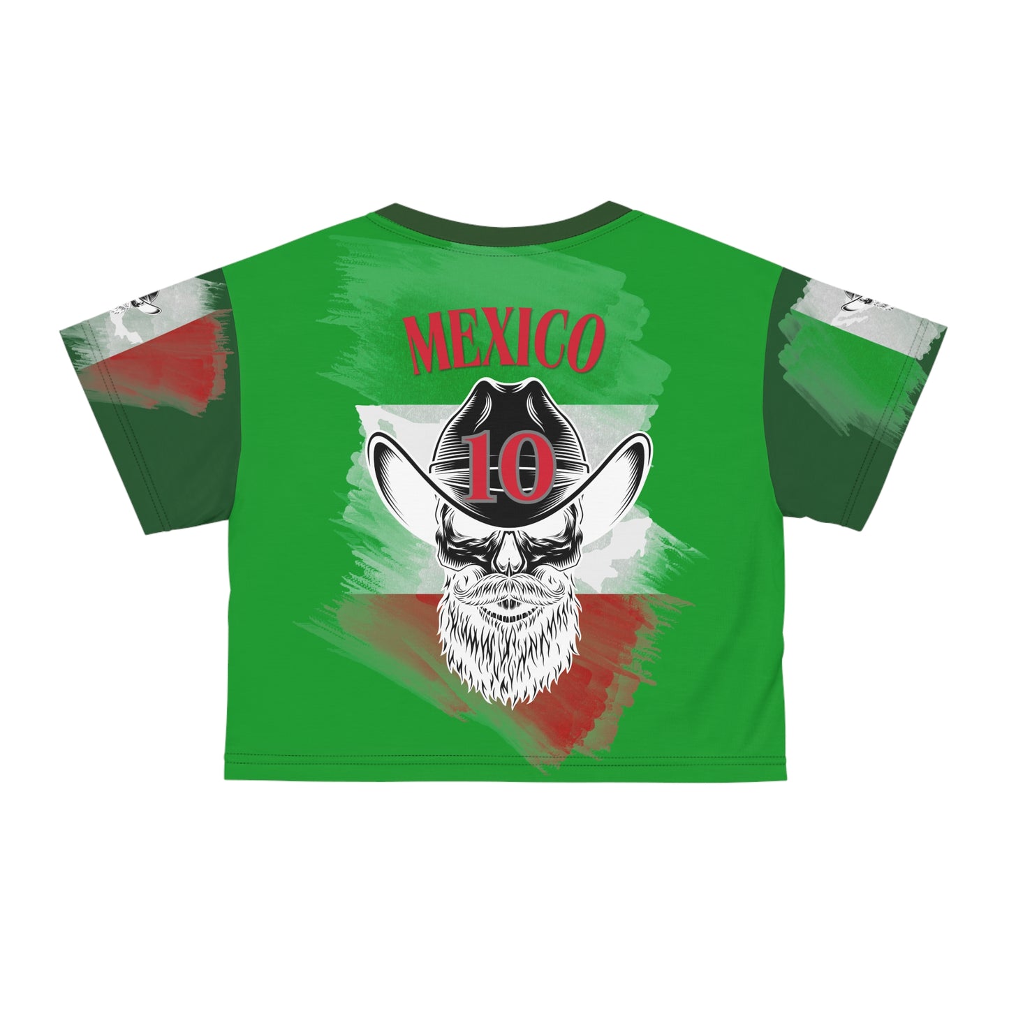 🇲🇽Ladies' Crop Tee – "Tierra de Dioses" Verde