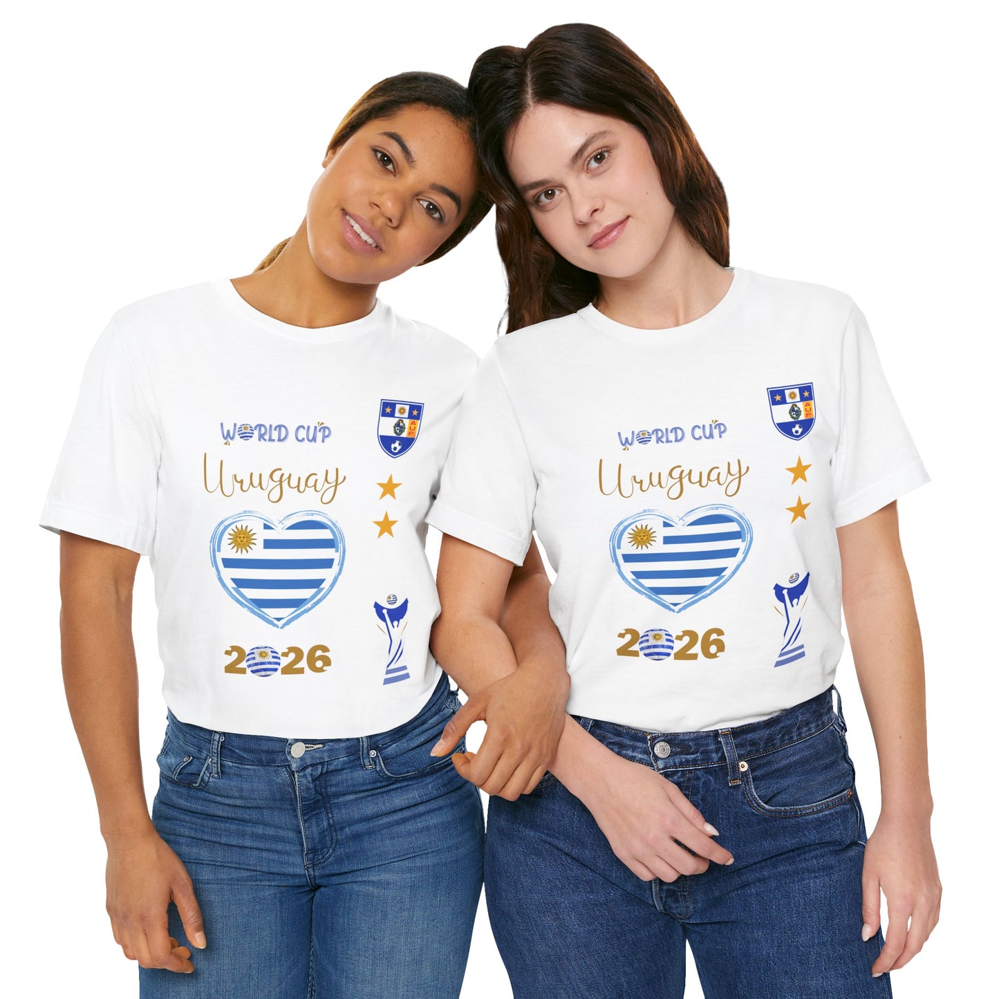 🇺🇾Uruguay World Cup 2026 Heart Design Unisex T-Shirt