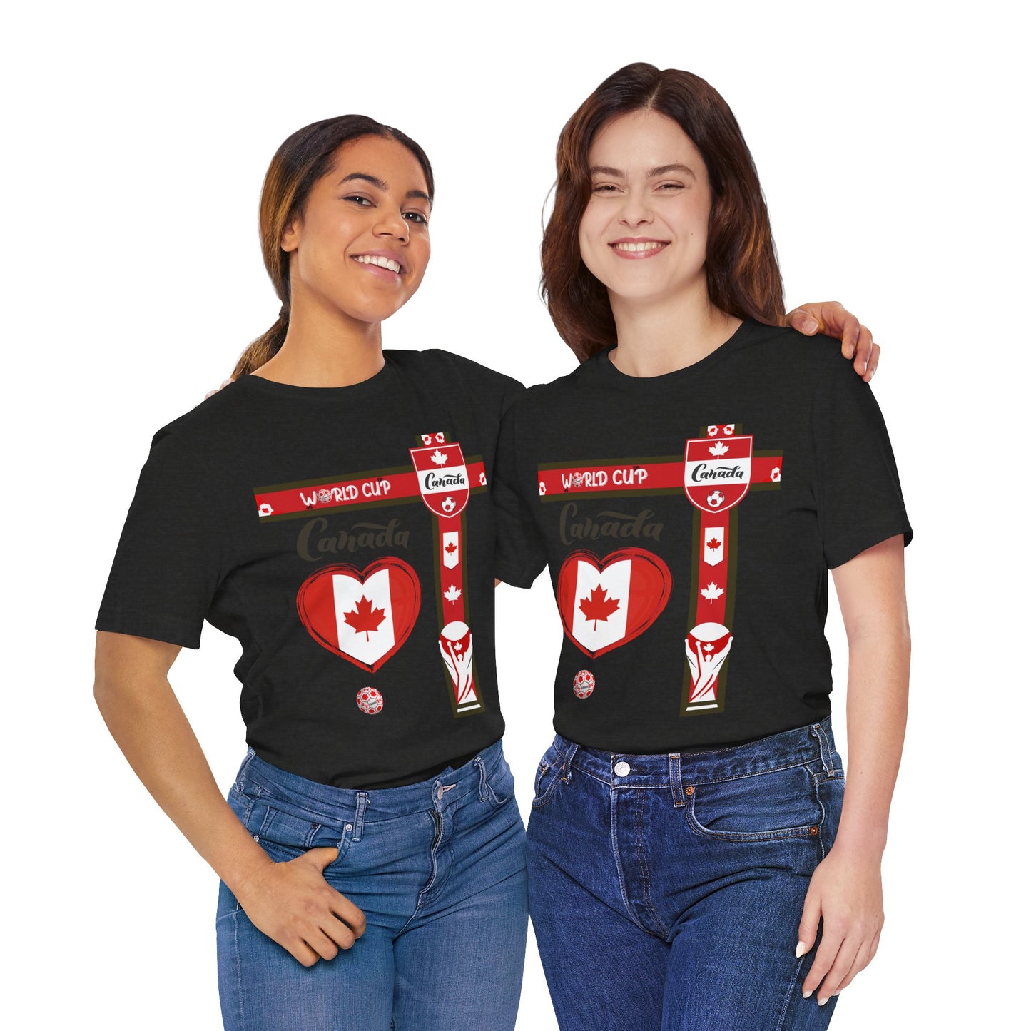 🇨🇦Canada World Cup 2026 Heart Design Unisex T-Shirt