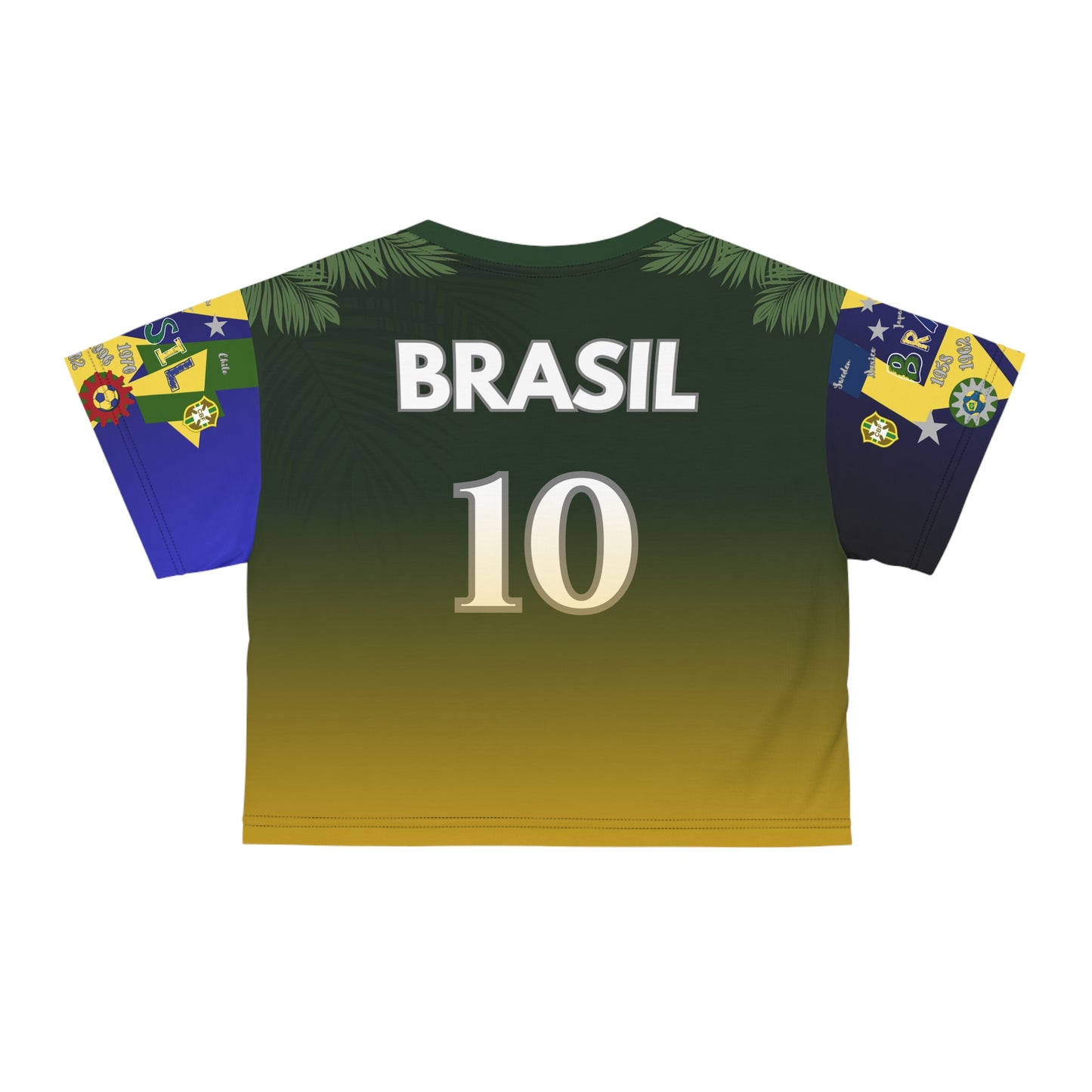 🇧🇷Ladies' Crop Tee – *"Pentacampeão"*