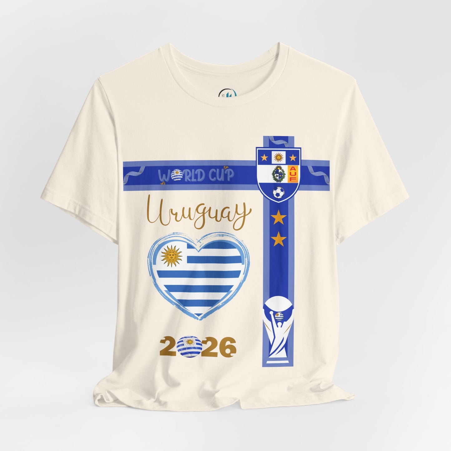 🇺🇾Uruguay World Cup 2026 Heart Design Unisex T-Shirt