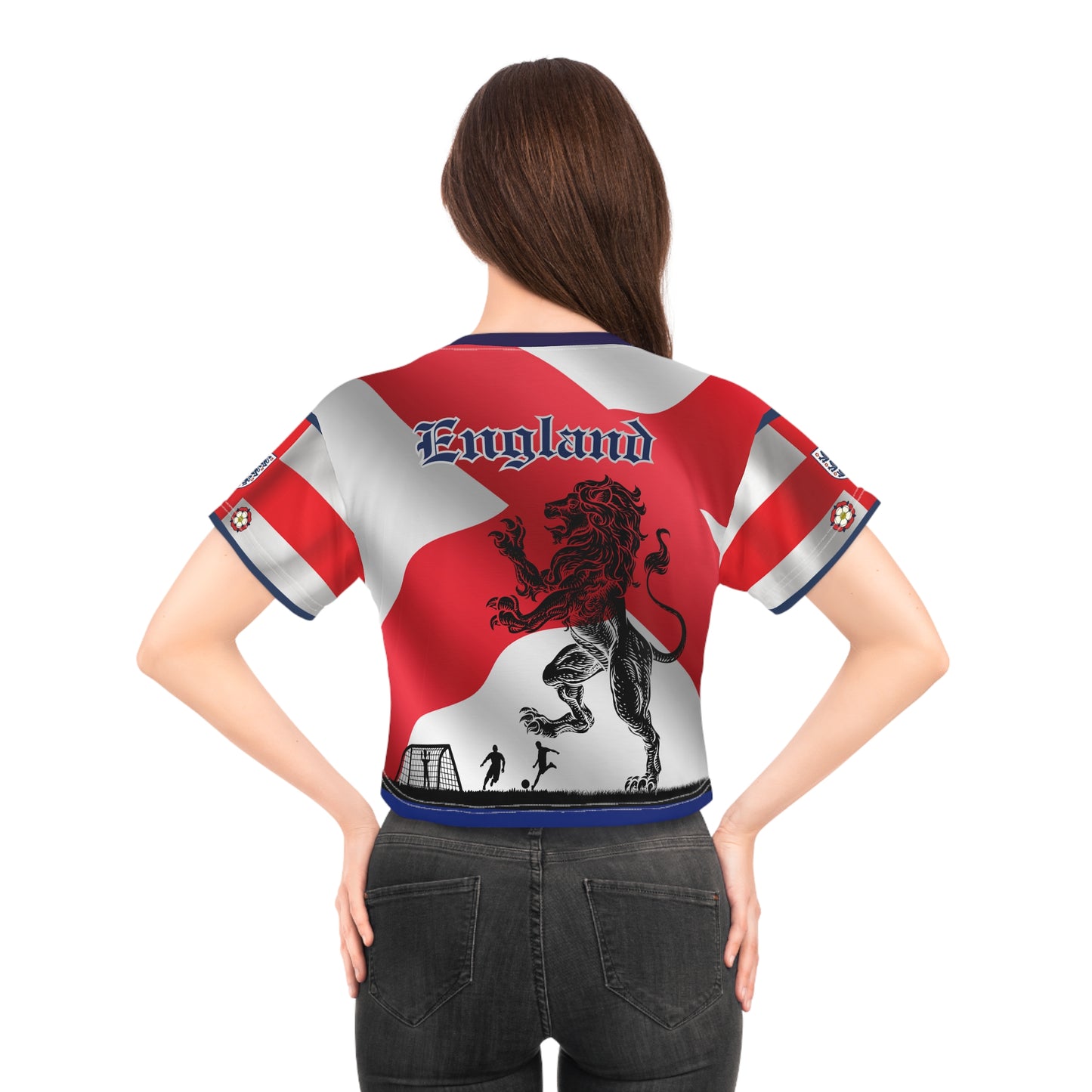 🏴󠁧󠁢󠁥󠁮󠁧󠁿Ladies'  Crop Tee – *"DragonSlayer"*