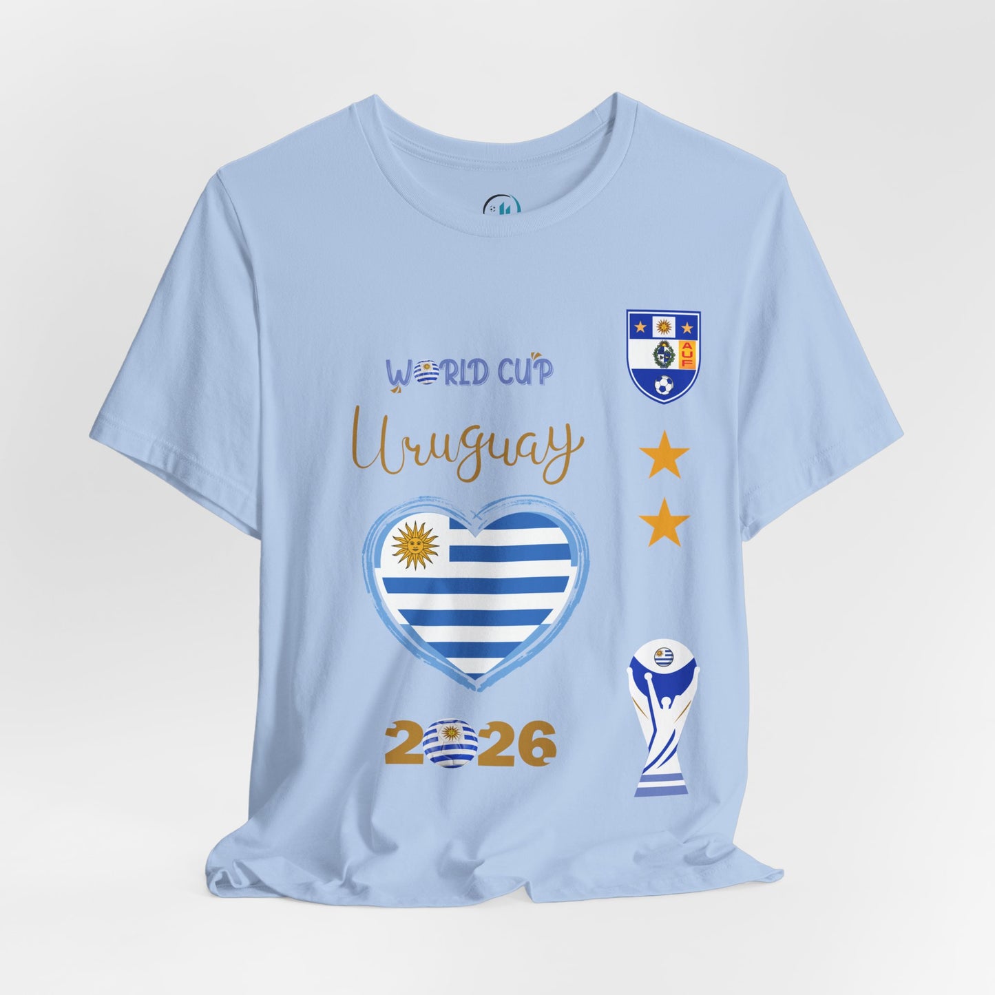 🇺🇾Uruguay World Cup 2026 Heart Design Unisex T-Shirt
