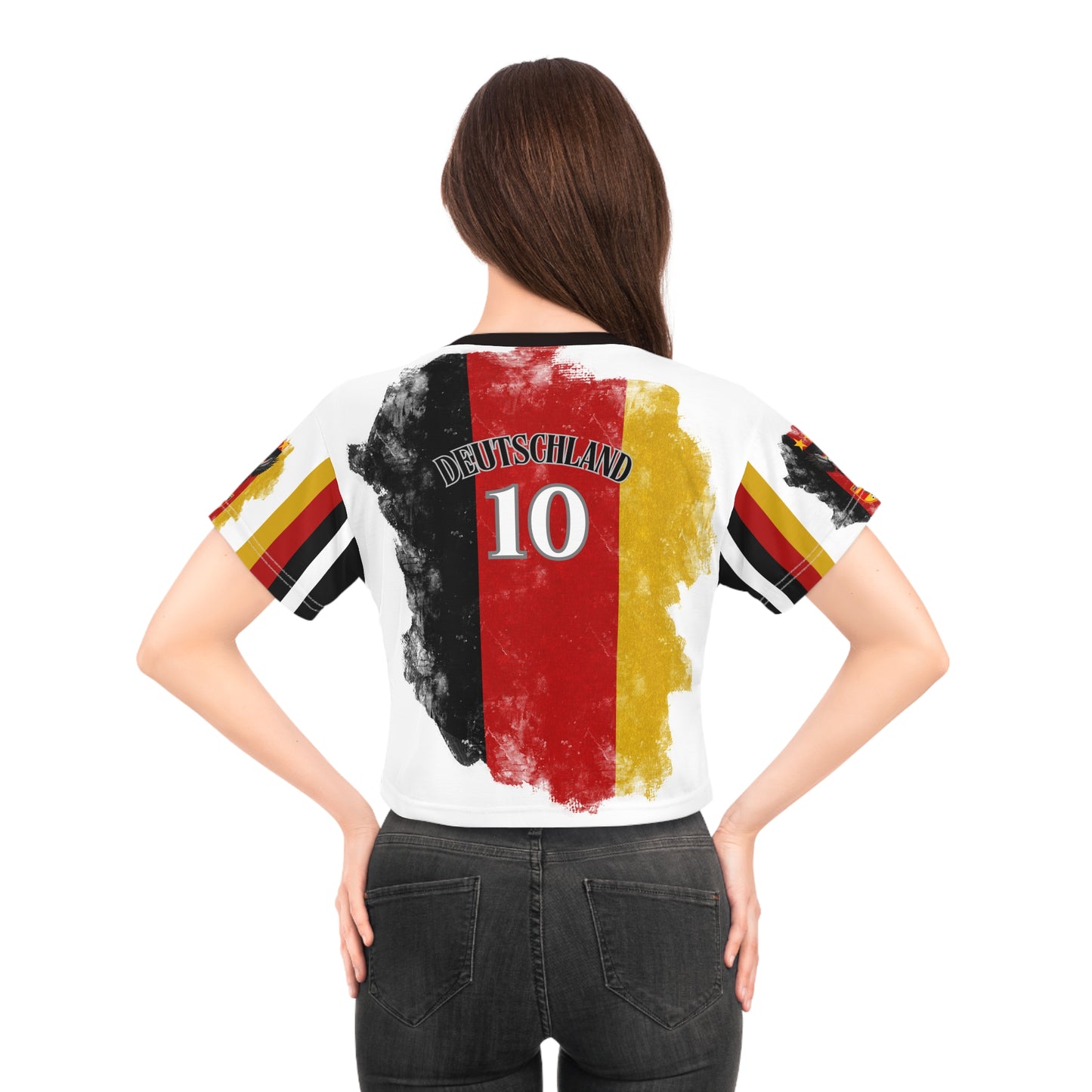 Ladies' Crop Tee – *"Reichsadler der Fussballnation"*