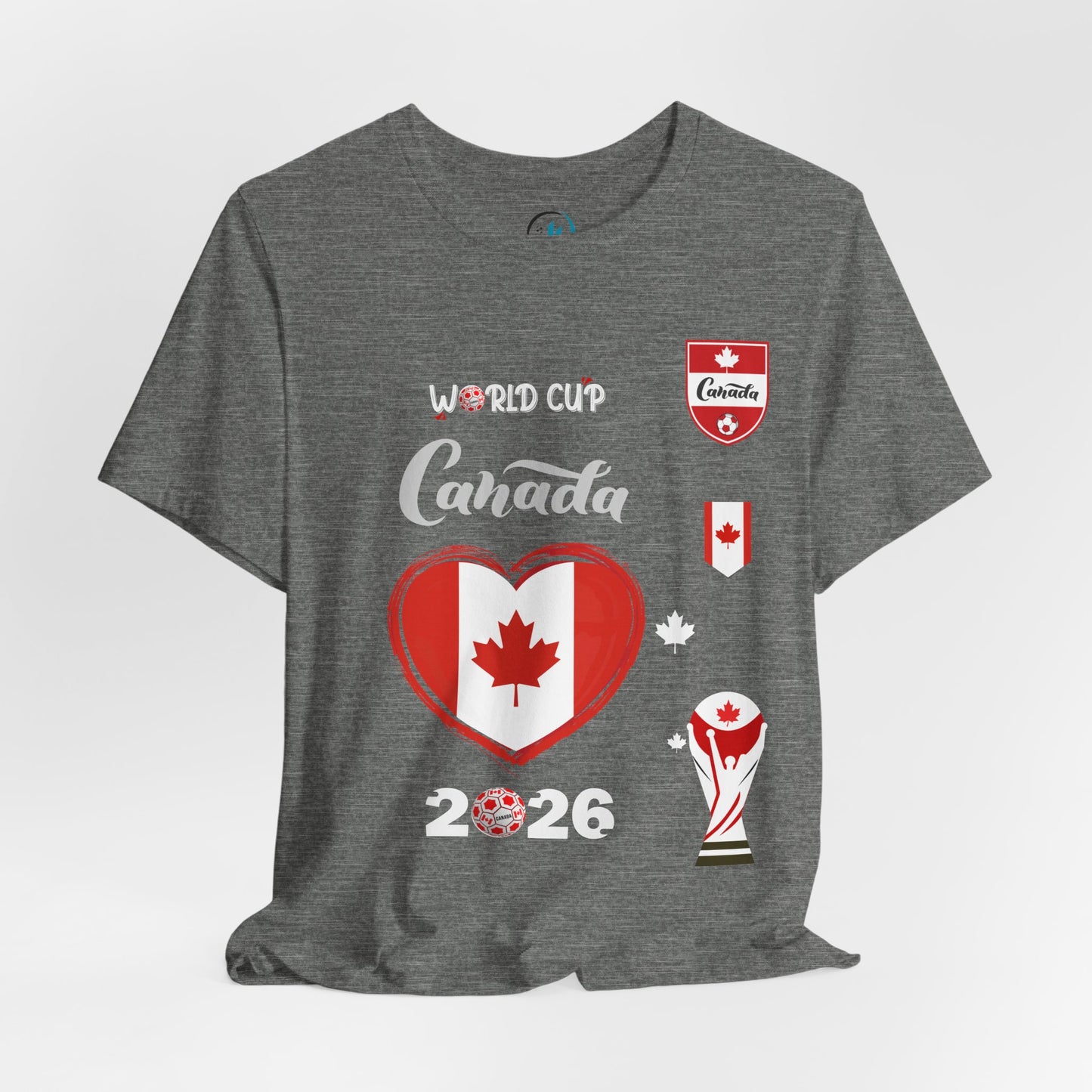 🇨🇦Canada World Cup 2026 Heart Design Unisex T-Shirt