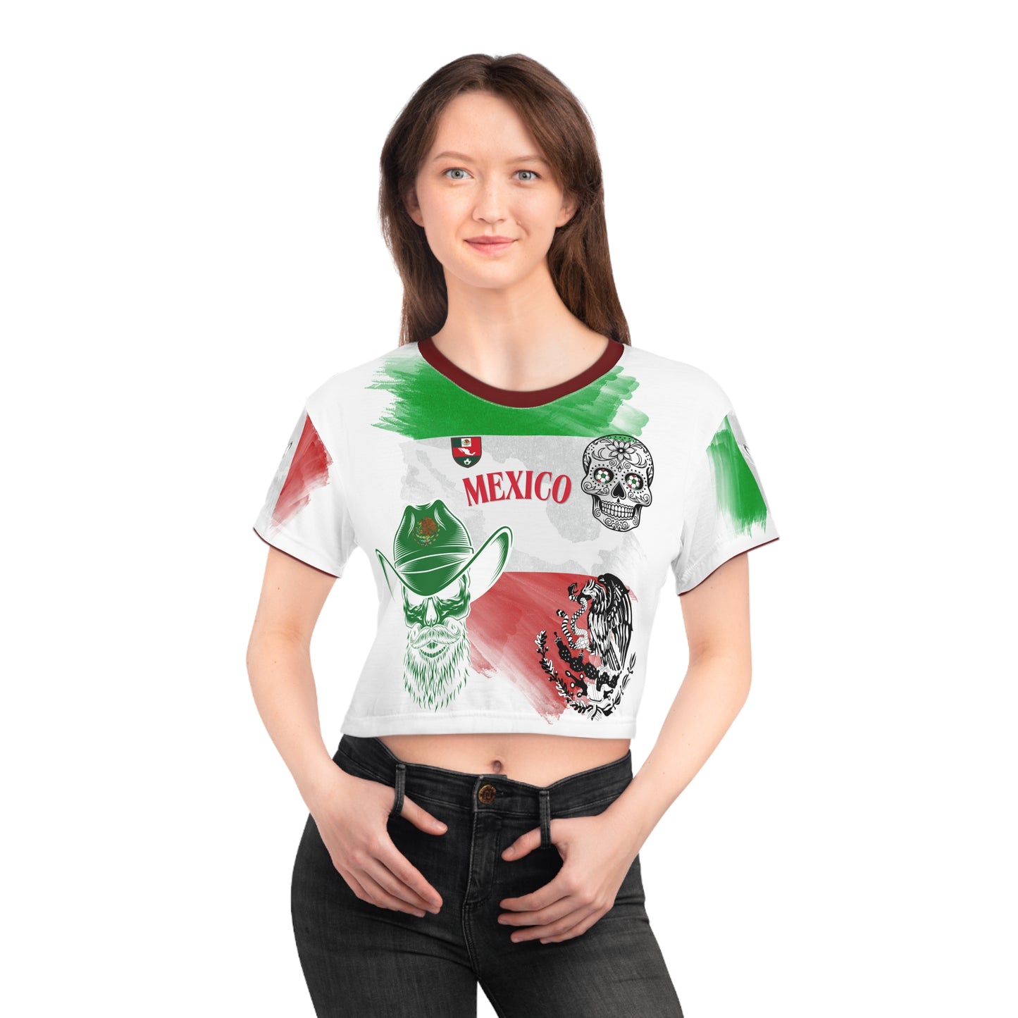 🇲🇽Ladies' Crop Tee – *"La Leyenda"*
