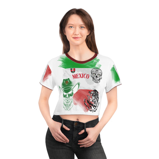 🇲🇽Ladies' Crop Tee – *"La Leyenda"*