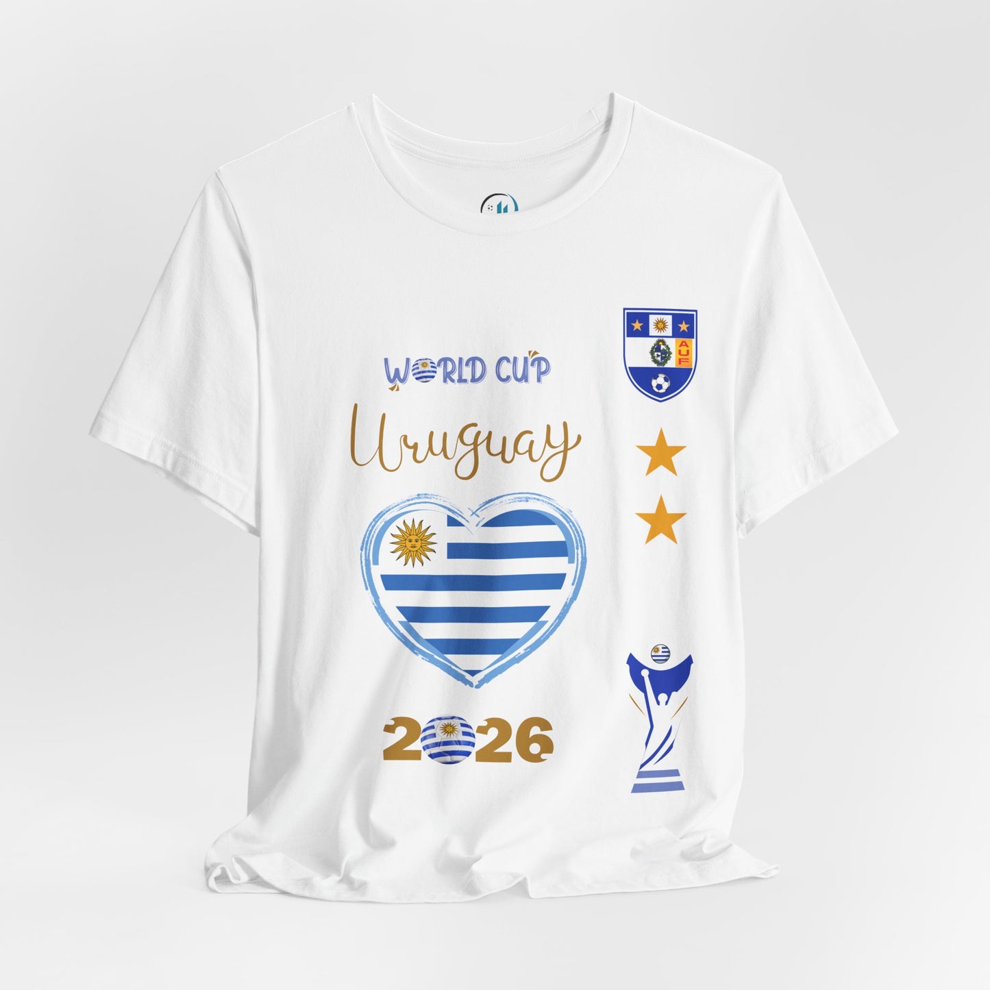 🇺🇾Uruguay World Cup 2026 Heart Design Unisex T-Shirt