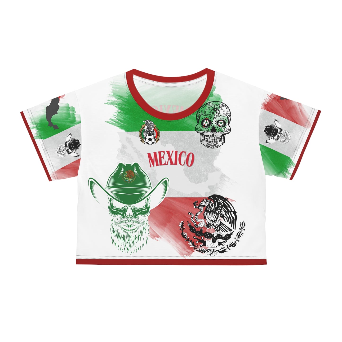 🇲🇽Ladies' Crop Tee – *"La Leyenda"*