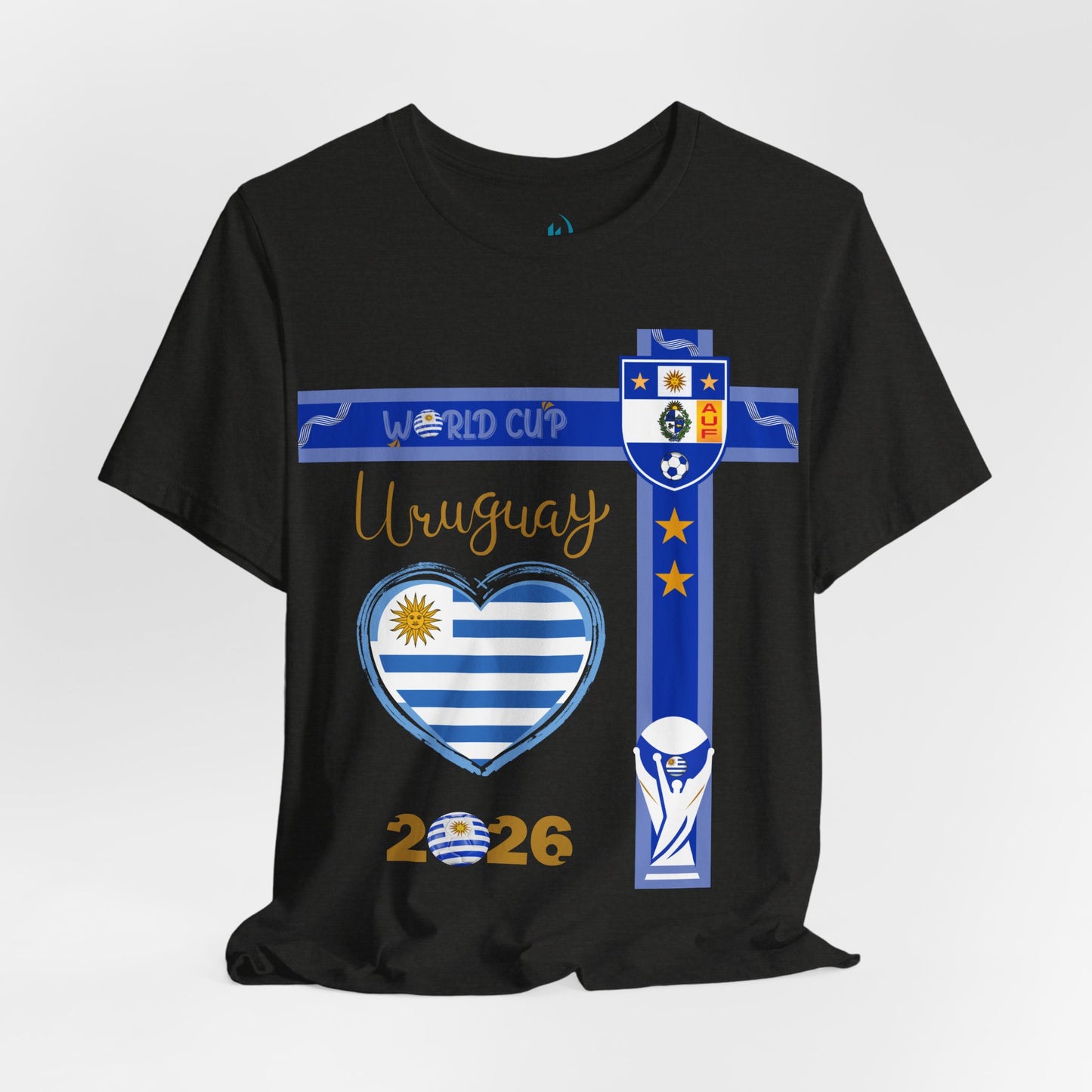 🇺🇾Uruguay World Cup 2026 Heart Design Unisex T-Shirt