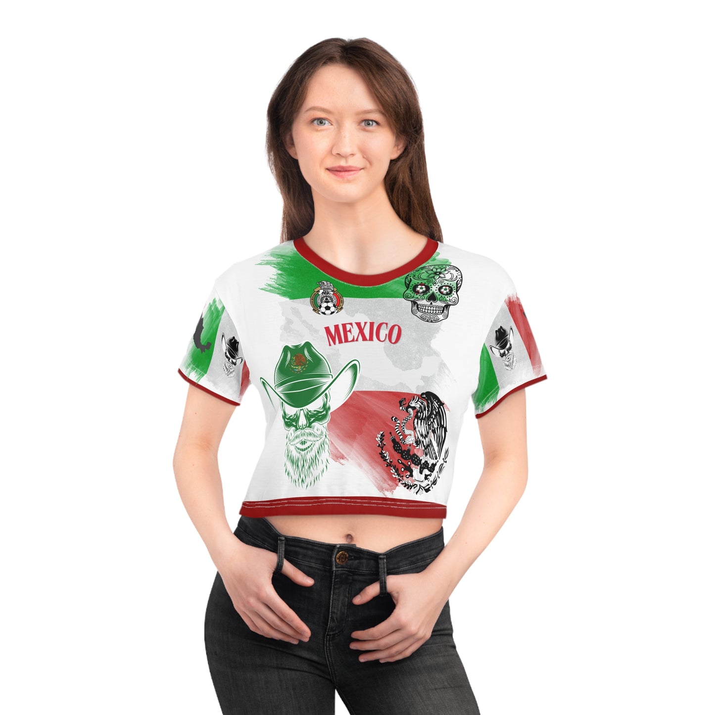 🇲🇽Ladies' Crop Tee – *"La Leyenda"*