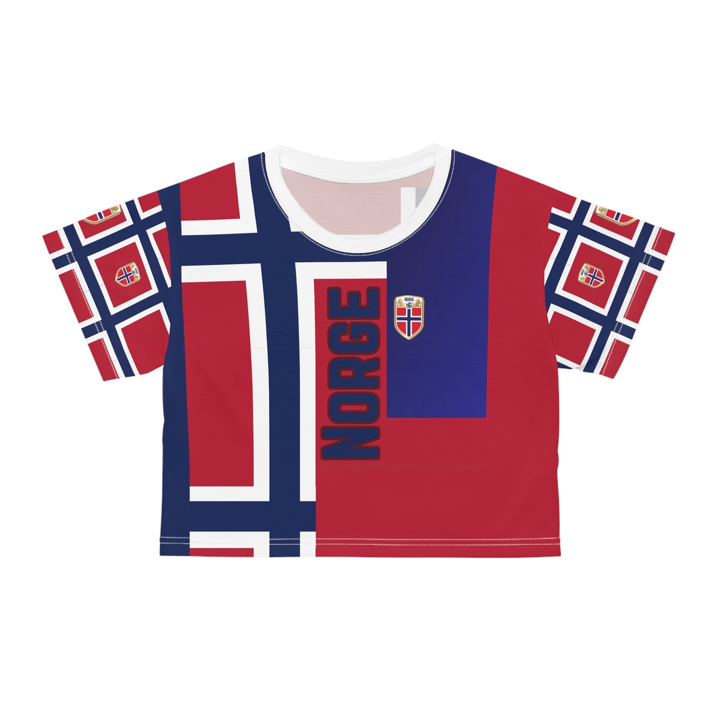 🇳🇴Ladies' Crop Tee – *"The Northern Pride"*