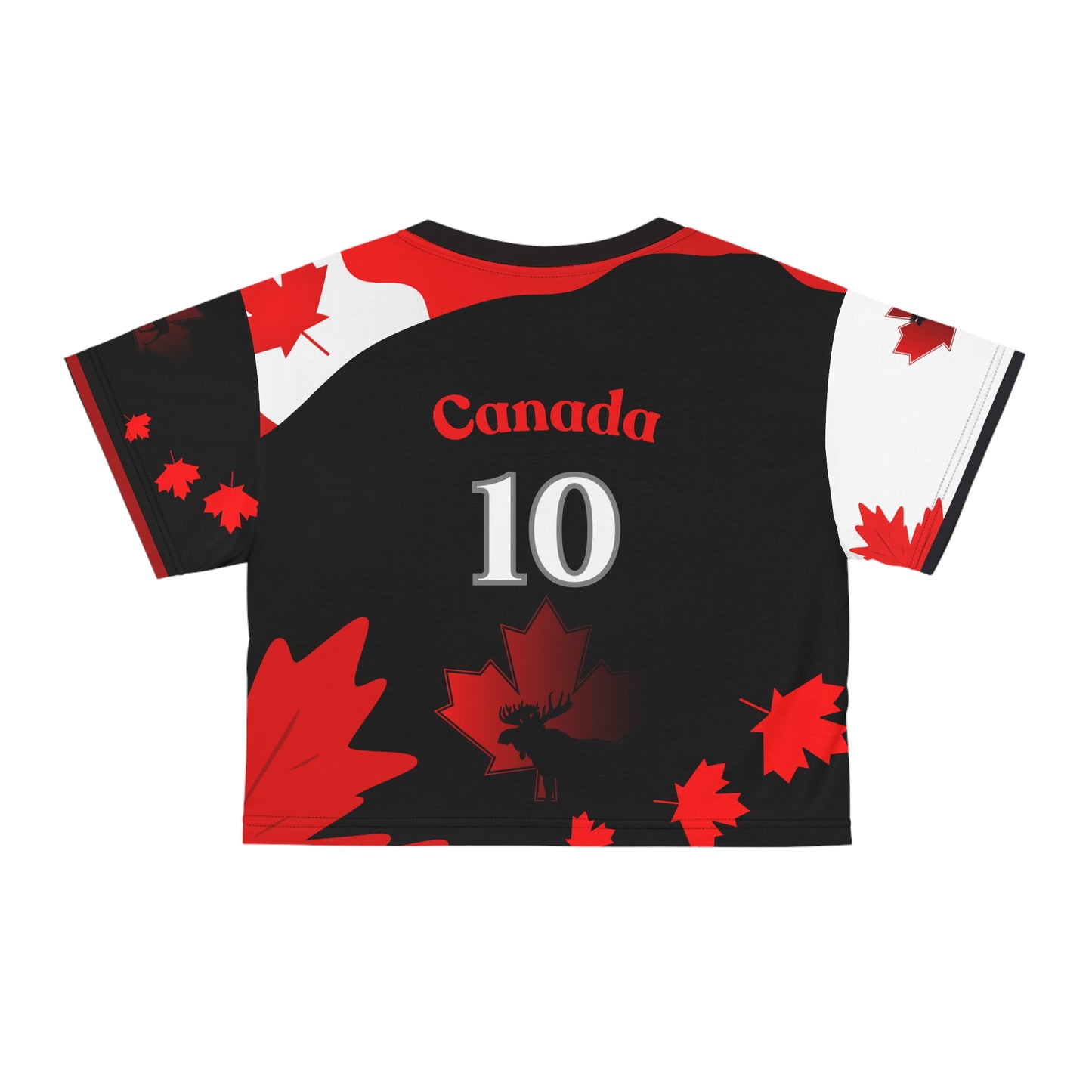 🇨🇦Ladies' Crop Tee – *"The True North"*