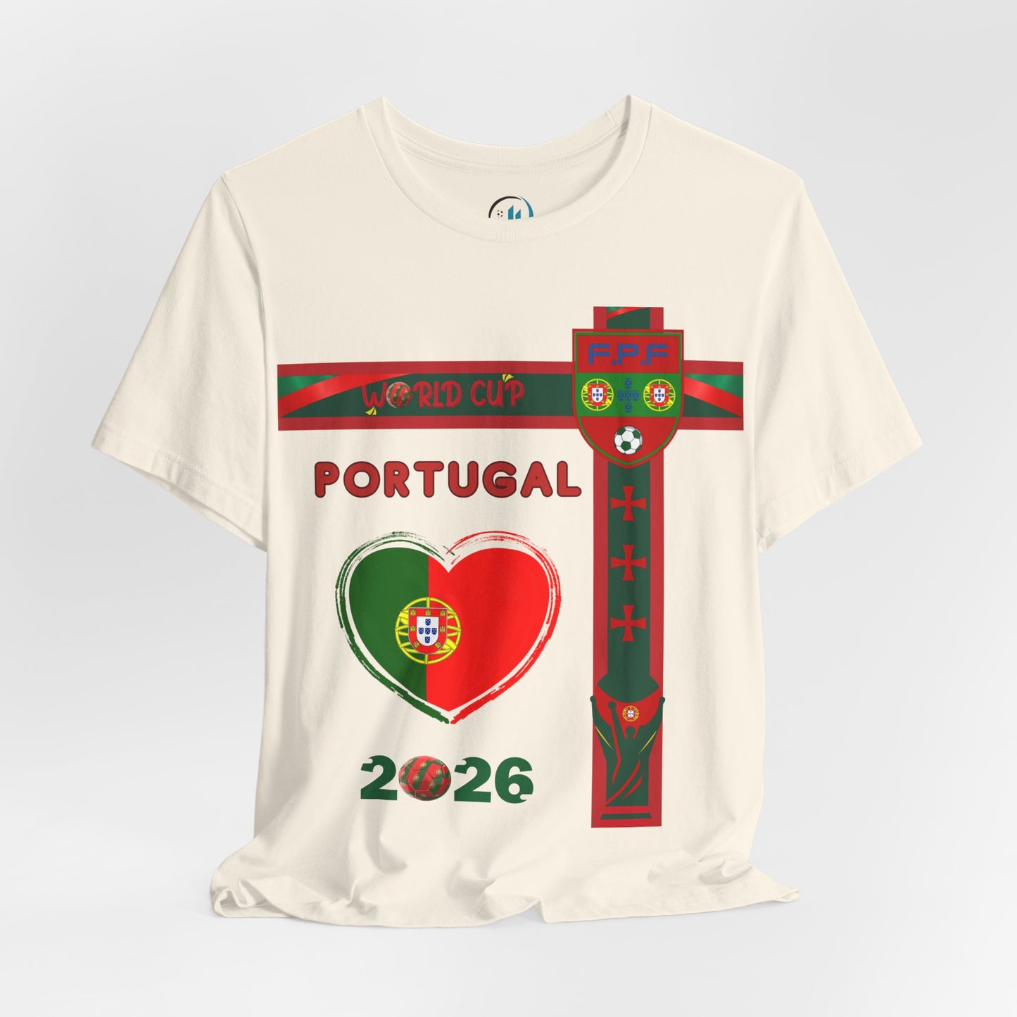 🇵🇹Portugal World Cup 2026 Heart Design Unisex T-Shirt