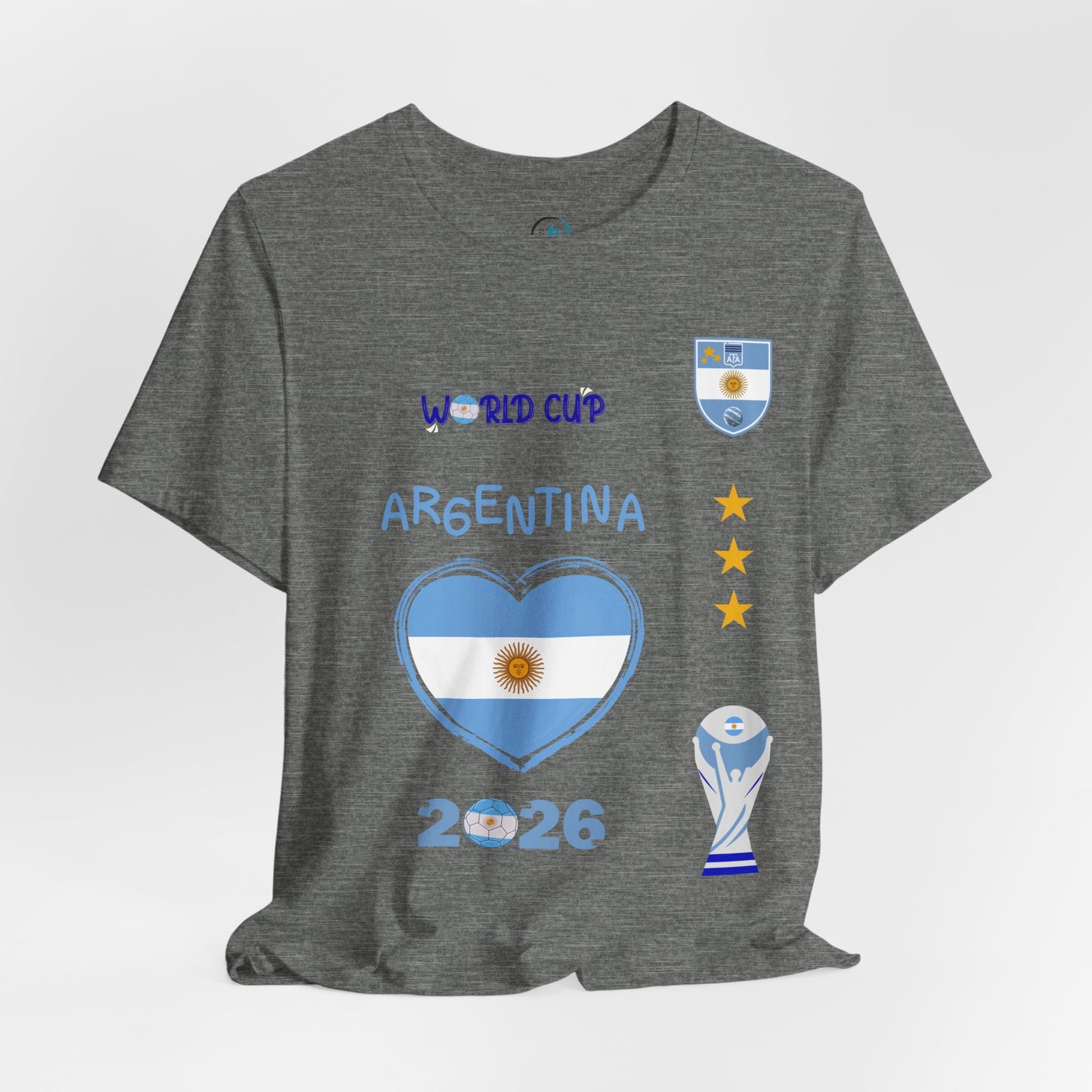 🇦🇷Argentina World Cup 2026 Heart Design Unisex T-Shirt