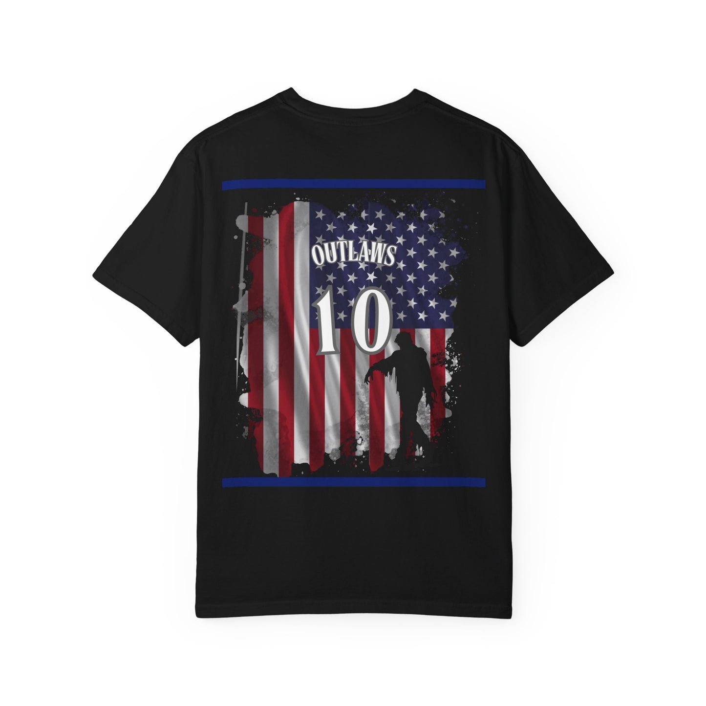 National Tees Unisex Garment-Dyed T-shirt (USA Zombie)