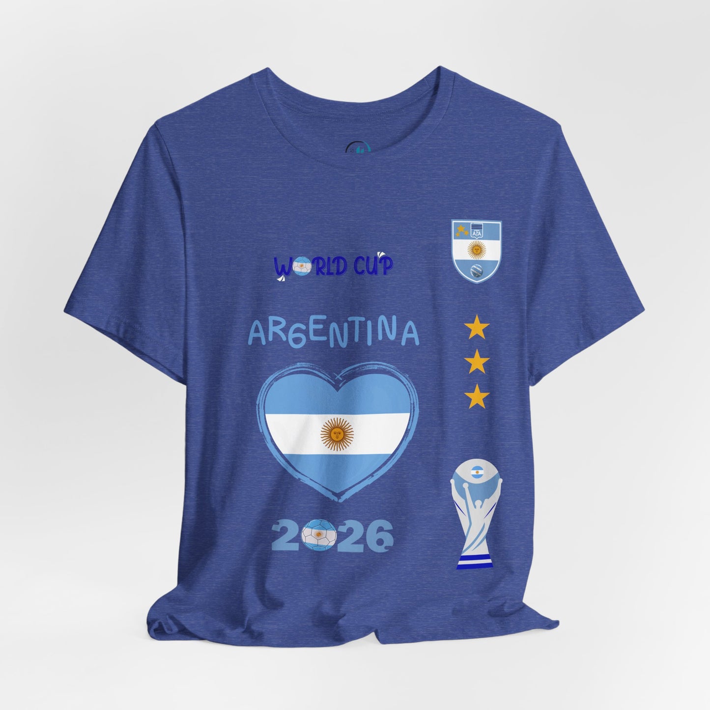 🇦🇷Argentina World Cup 2026 Heart Design Unisex T-Shirt
