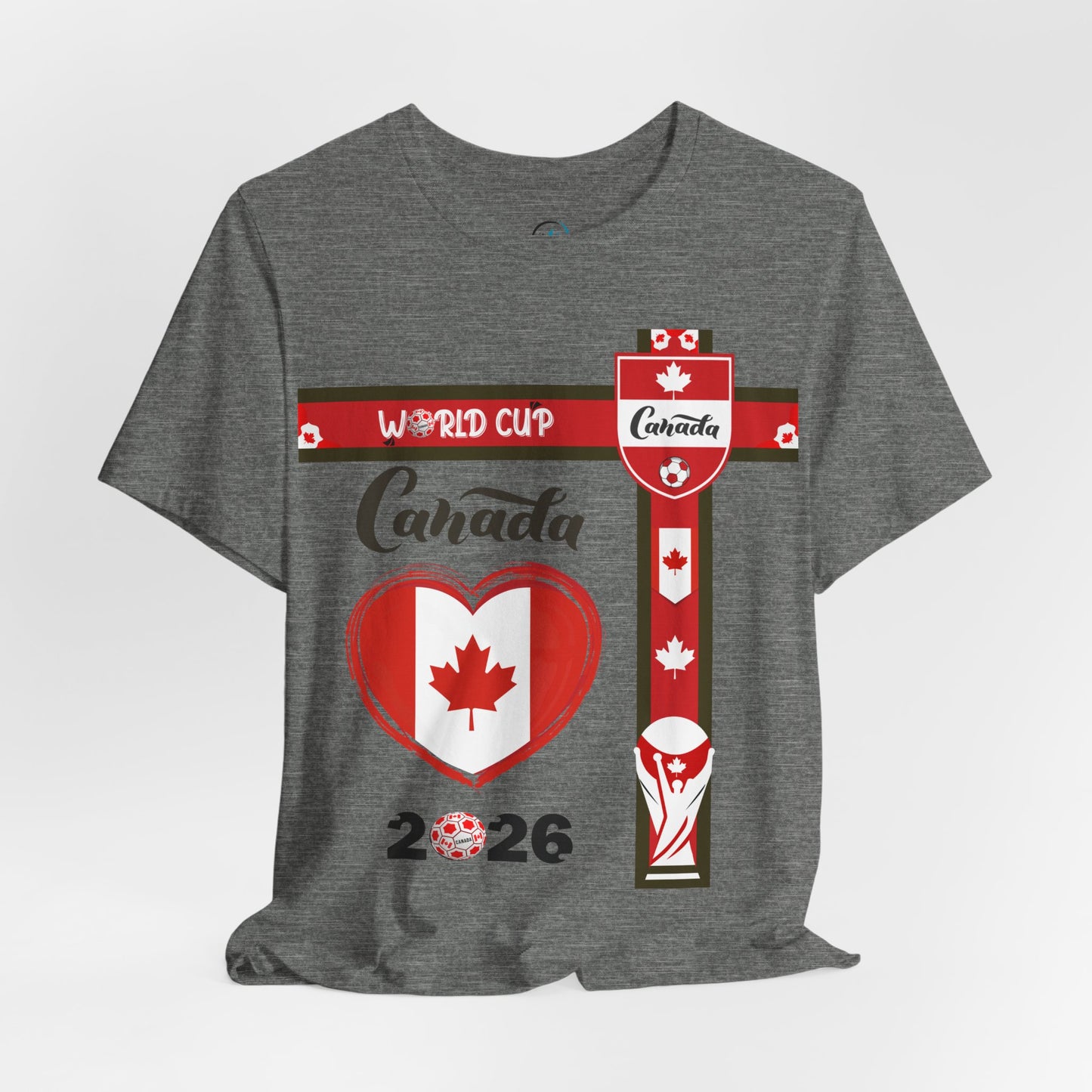 🇨🇦Canada World Cup 2026 Heart Design Unisex T-Shirt