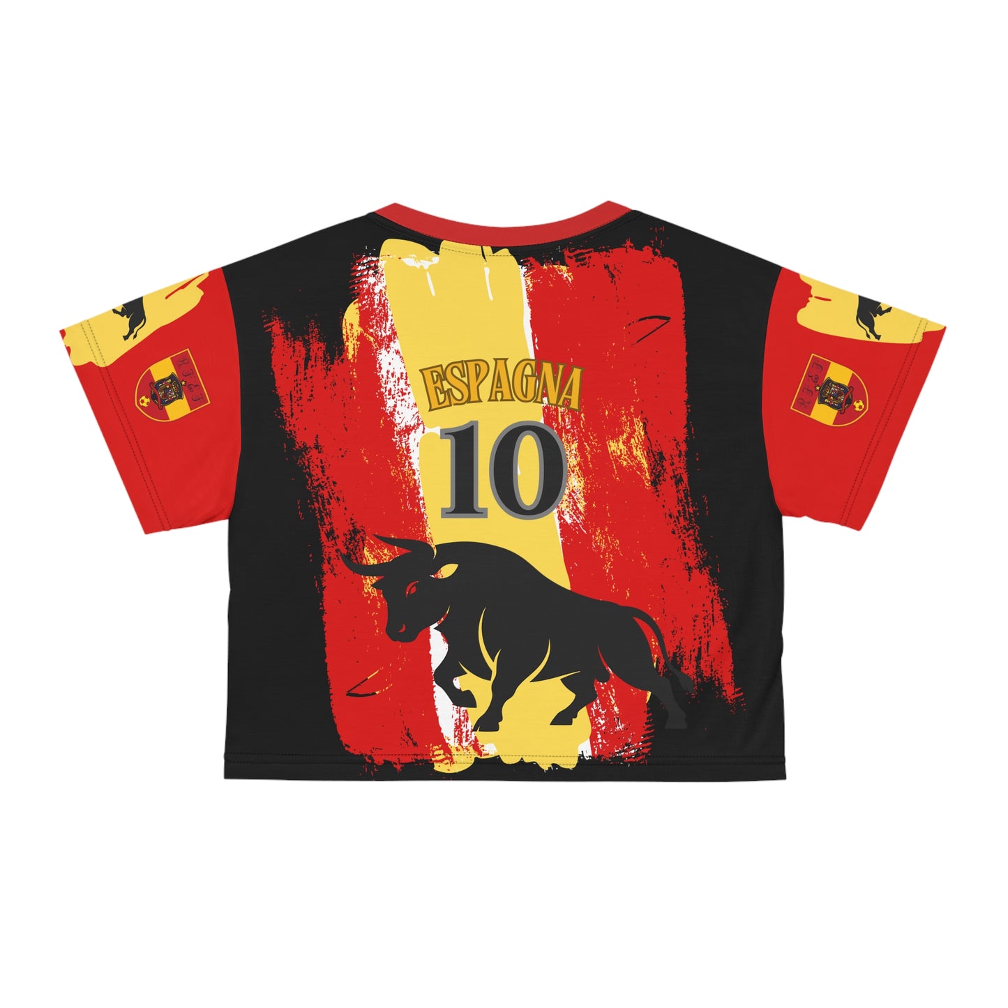 🇪🇸Ladies' Crop Tee – *"El Toro"*